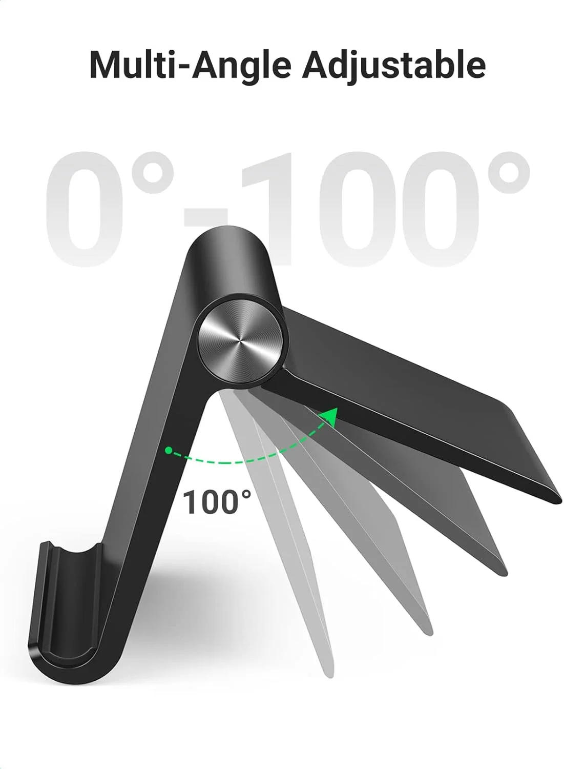 پایه تبلت UGREEN مشکی همراه با پایه تلفن مشکی پایه تبلت UGREEN مشکی همراه با پایه تلفن مشکی