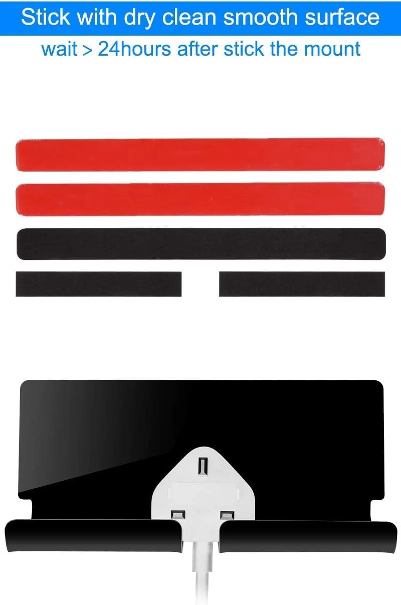 پایه نگهدارنده دیواری چسبی TXEsign برای تبلت، تلفن هوشمند و کتابخوان الکترونیکی (مشکی) پایه نگهدارنده دیواری چسبی TXEsign برای تبلت، تلفن هوشمند و کتابخوان الکترونیکی (مشکی)