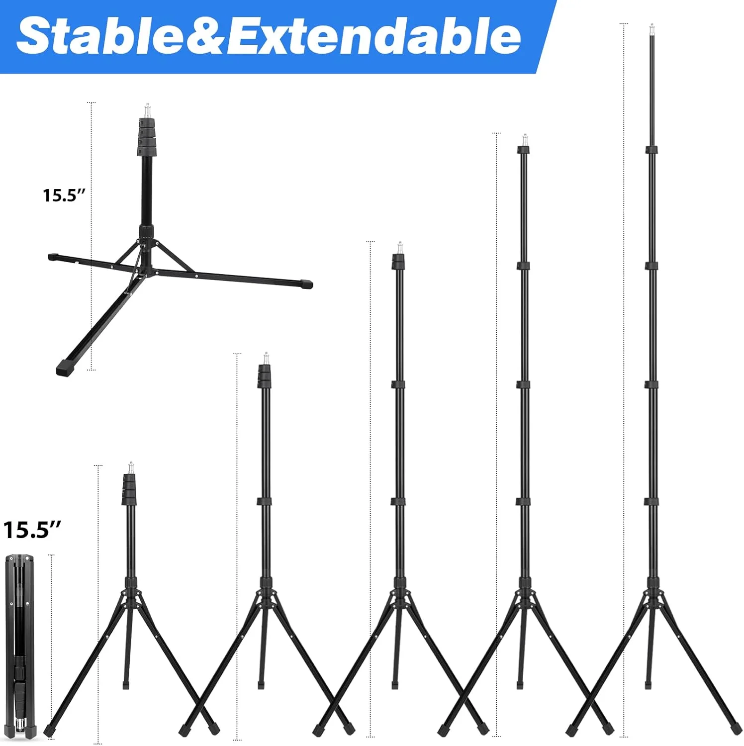 پایه نگهدارنده تبلت و گوشی UBeesize با قابلیت چرخش 360 درجه، سازگار با تبلت های 9.9 تا 15.7 اینچی