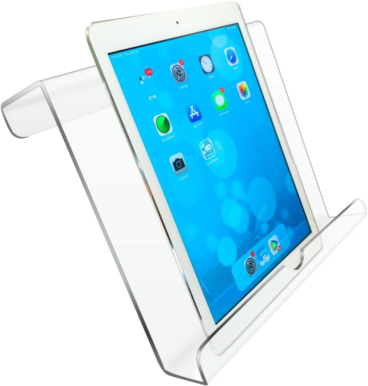 نگهدارنده تبلت تردمیل، پایه مطالعه دوچرخه ورزشی، نگهدارنده کتاب اکریلیک، پایه اکریلیک شفاف برای تبلت، مجلات و کتاب ها (21.59 * 24.13 * 7.11 سانتی متر)