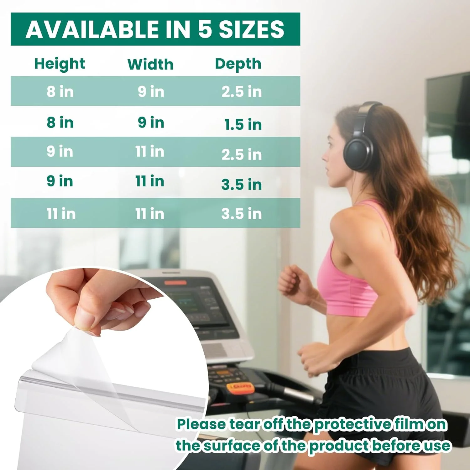 نگهدارنده کتاب تردمیل جتک، قفسه مطالعه اکریلیک شفاف برای تردمیل، نگهدارنده جهانی تبلت، مجلات و کتاب برای ورزشگاه (23 x 20 x 6 سانتی متر)