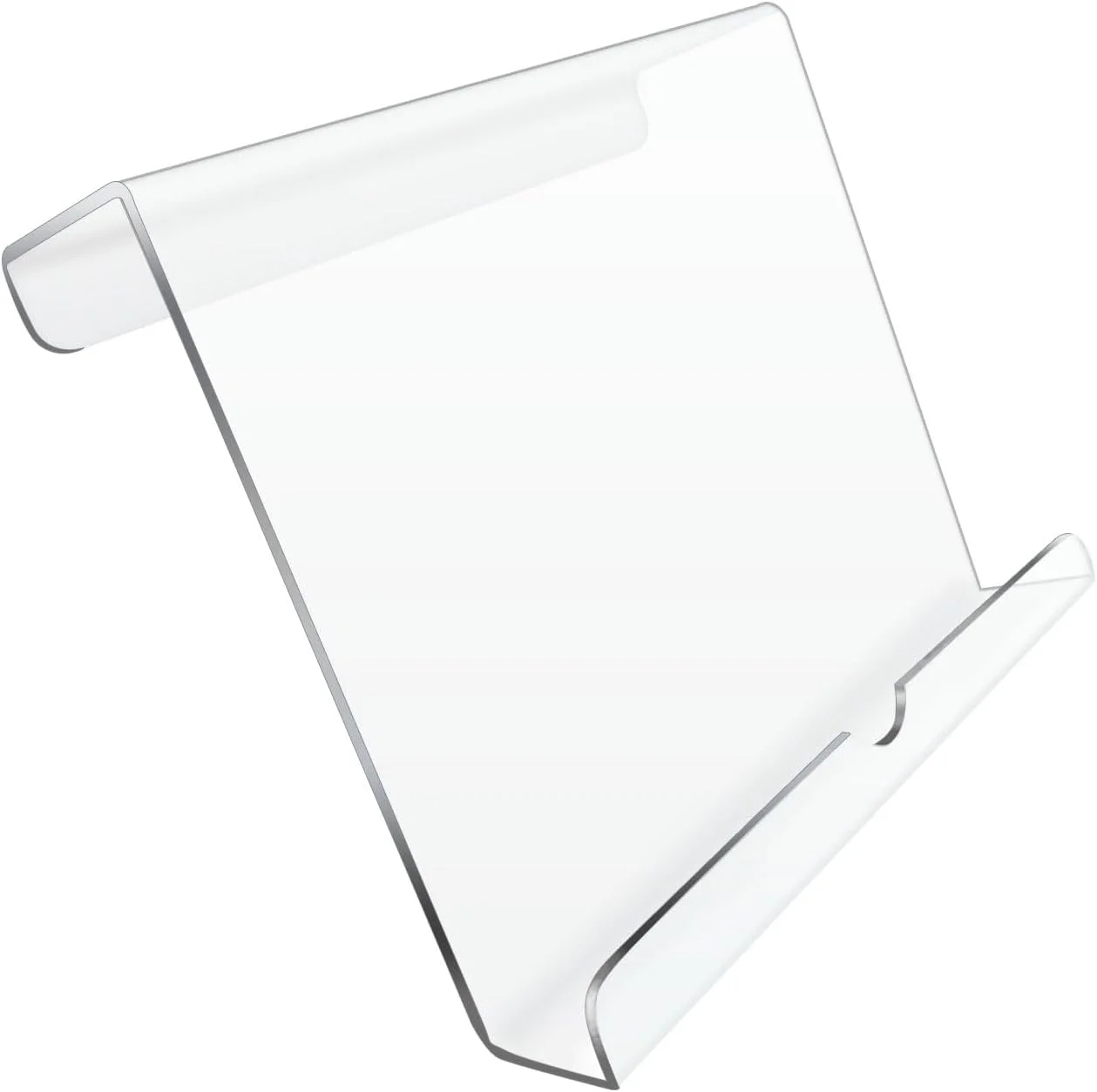 نگهدارنده تبلت تردمیل، پایه مطالعه دوچرخه ورزشی، نگهدارنده کتاب اکریلیک، پایه اکریلیک شفاف برای تبلت، مجلات و کتاب ها (21.59 * 24.13 * 7.11 سانتی متر)