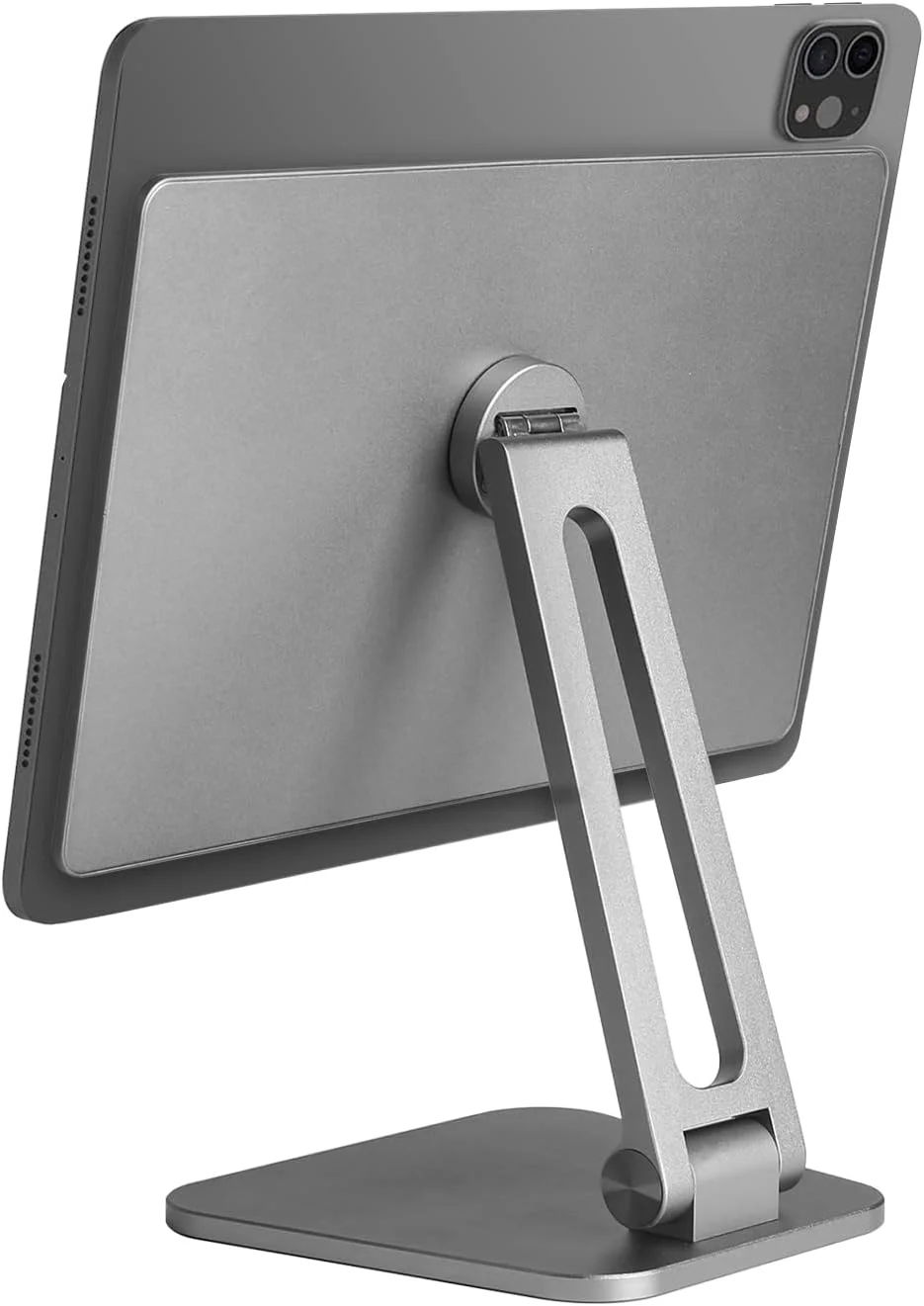 پایه مغناطیسی TooCust برای آیپد پرو 12.9 اینچ، آیپد ایر 13 اینچ، تاشو با قابلیت تنظیم 360 درجه، آهنرباهای قوی و آلومینیوم ضخیم، برای پایه مغناطیسی آیپد پرو 12.9 اینچی نسل 3/4/5/6