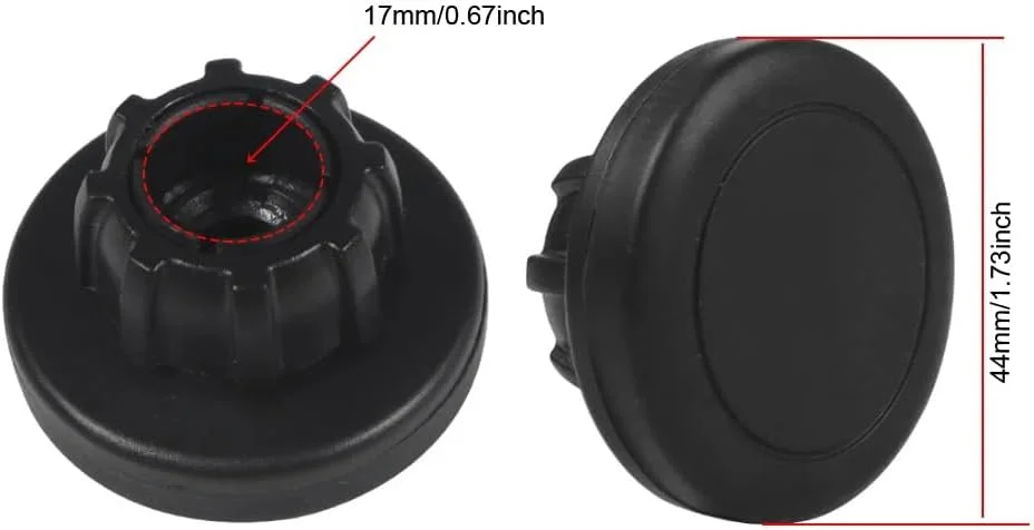 پک دو عددی نگهدارنده مغناطیسی گوشی موبایل، آهنربا و صفحه فلزی با پایه جایگزین سوکت توپی 17 میلی‌متری برای پایه گوشی هوشمند خودرو، دریچه هوا، شیشه جلو داشبورد، بدون نیاز به قاب چسبی