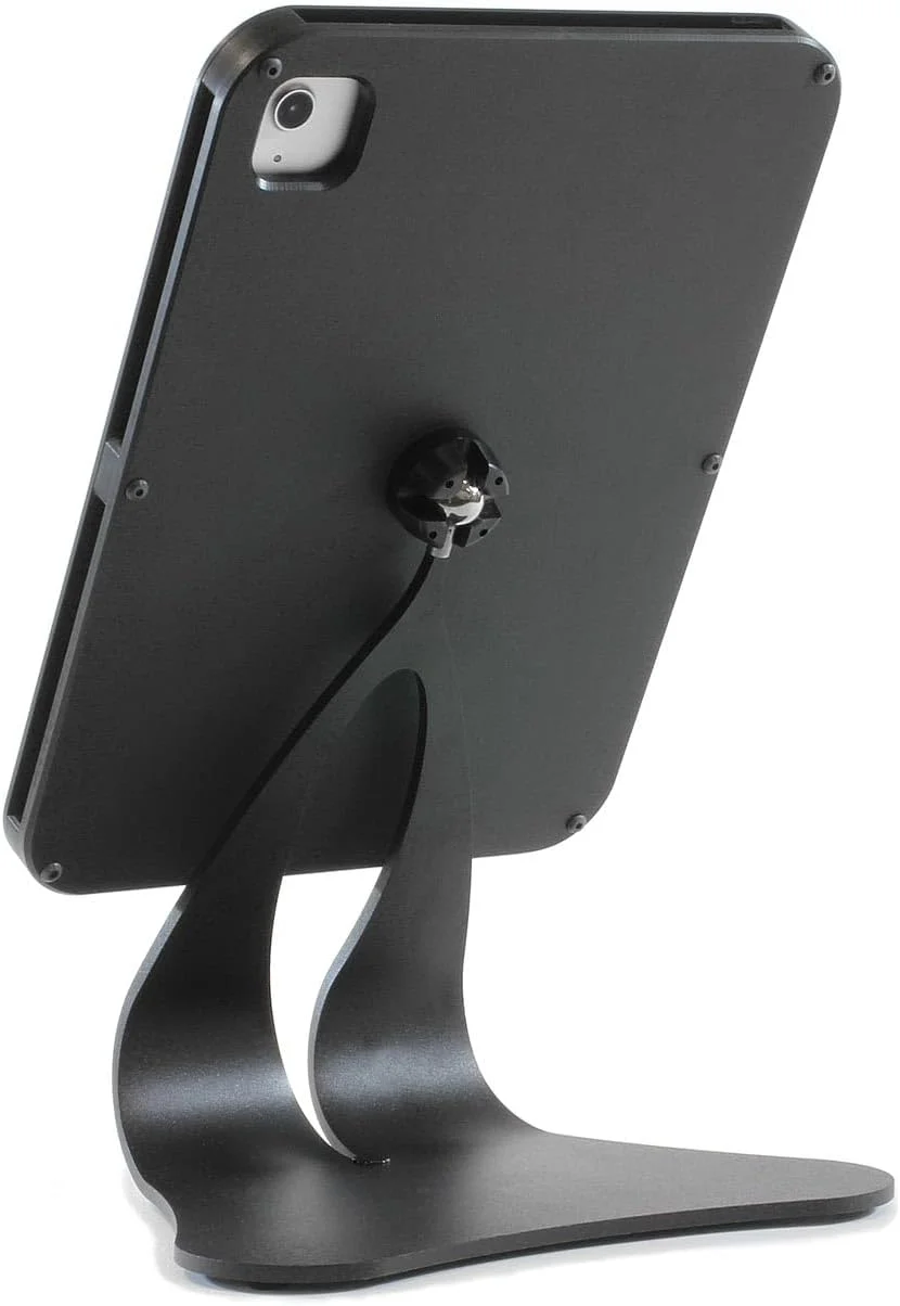 پایه استیل ضد سرقت و محفظه امنیتی Thought Out EnCloz - مشکی - ساخت آمریکا - سازگار با اپل آیپد (A16)، 10.9 (نسل 10)