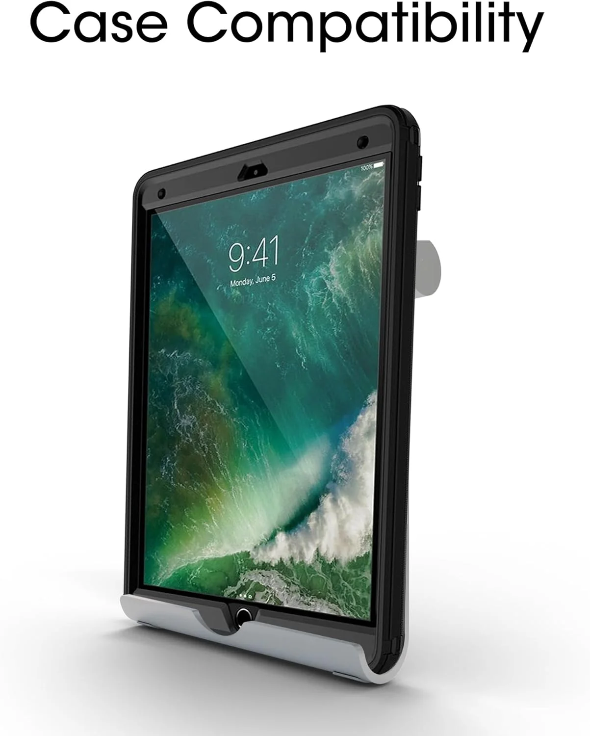 پایه تبلت رومیزی آلومینیومی چند زاویه ای TechMatte - نقره ای پایه تبلت رومیزی آلومینیومی چند زاویه ای TechMatte - نقره ای