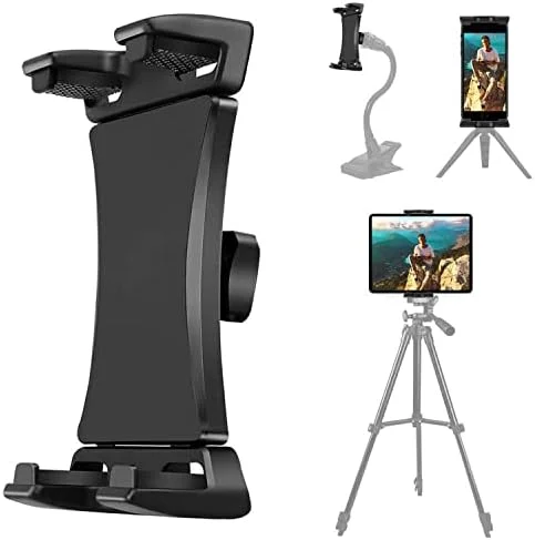 نگهدارنده تبلت توپی TACOMEGE با گیره پایه گردنی، گیره تبلت بزرگ برای آیپد پرو 12.9 اینچ (پایه توپی)