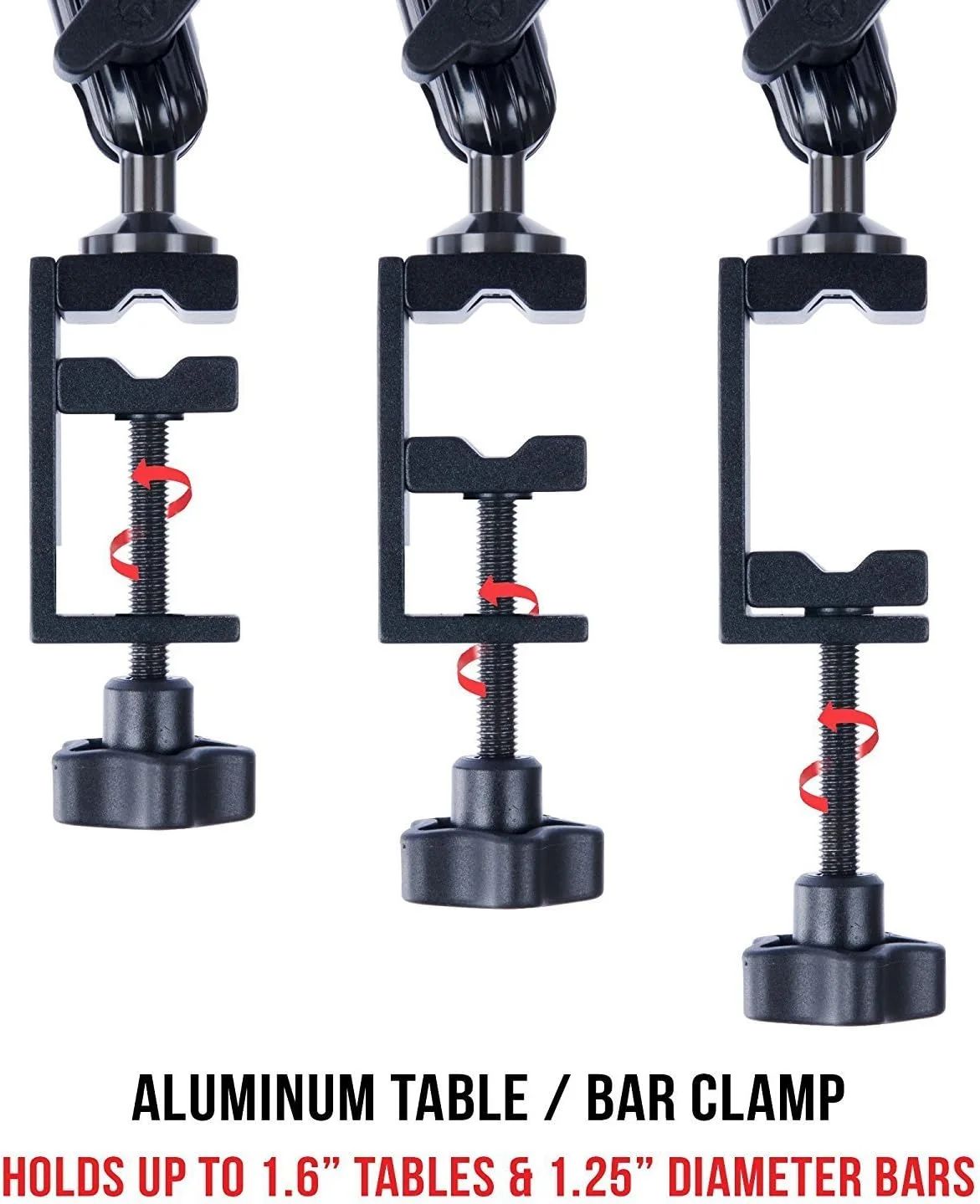 نگهدارنده تبلت TACKFORM برای پایه میکروفون - نگهدارنده حرفه ای - سازگار با آیپد، گلکسی تب و غیره.