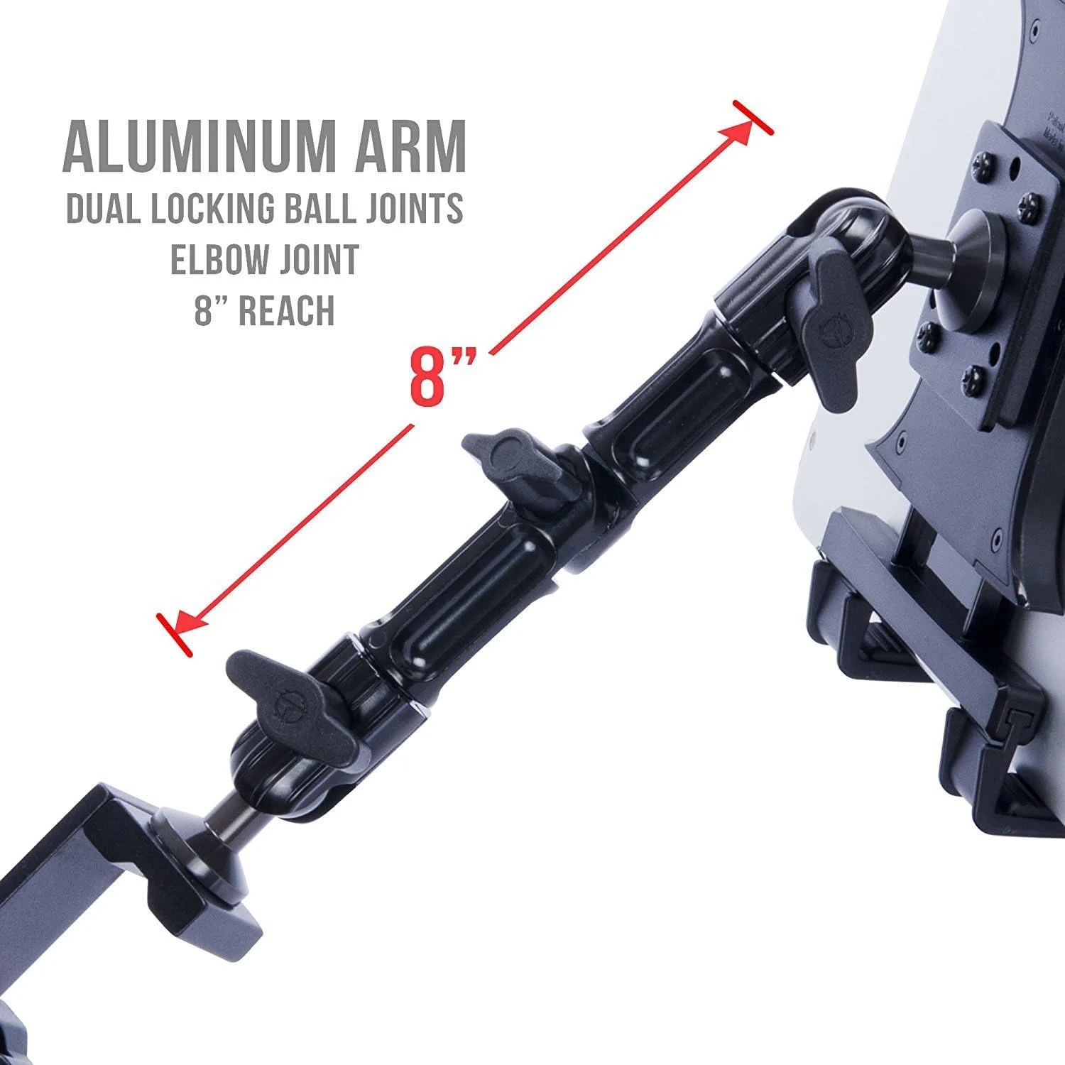 نگهدارنده تبلت TACKFORM برای پایه میکروفون - نگهدارنده حرفه ای - سازگار با آیپد، گلکسی تب و غیره.