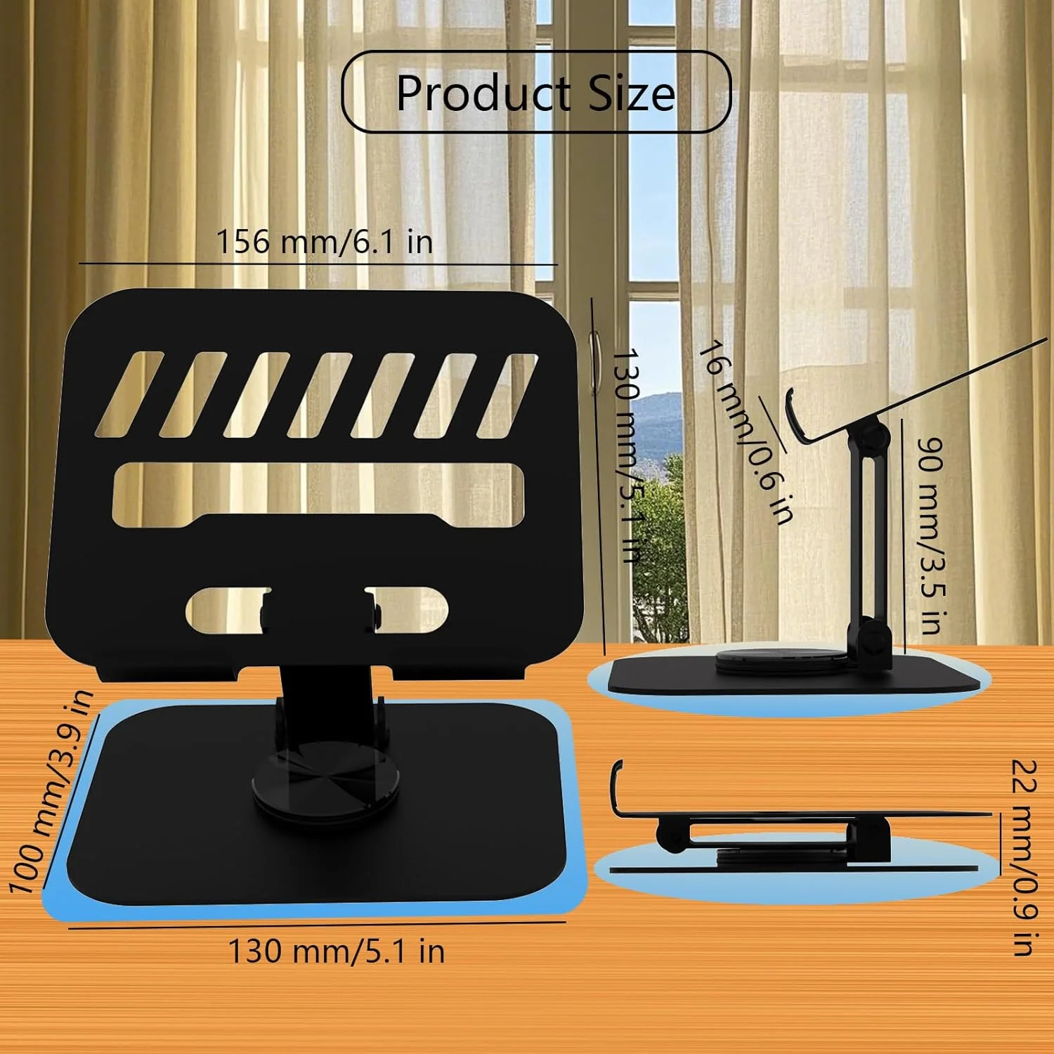 پایه تبلت فلزی، نگهدارنده تبلت با قابلیت چرخش 360 درجه سازگار با تبلت های 4 تا 16 اینچی مانند آیپد پرو ایر، آیپد مینی، تب S10 اولترا، مشکی پایه تبلت فلزی، نگهدارنده تبلت با قابلیت چرخش 360 درجه سازگار با تبلت های 4 تا 16 اینچی مانند آیپد پرو ایر، آیپد مینی، تب S10 اولترا، مشکی