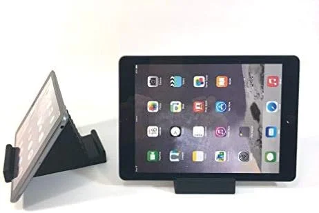 پایه نگهدارنده تبلت، کتابخوان الکترونیکی و گوشی هوشمند TabletProp - سیلیکون نرم و انعطاف پذیر با اندازه جهانی (مشکی)