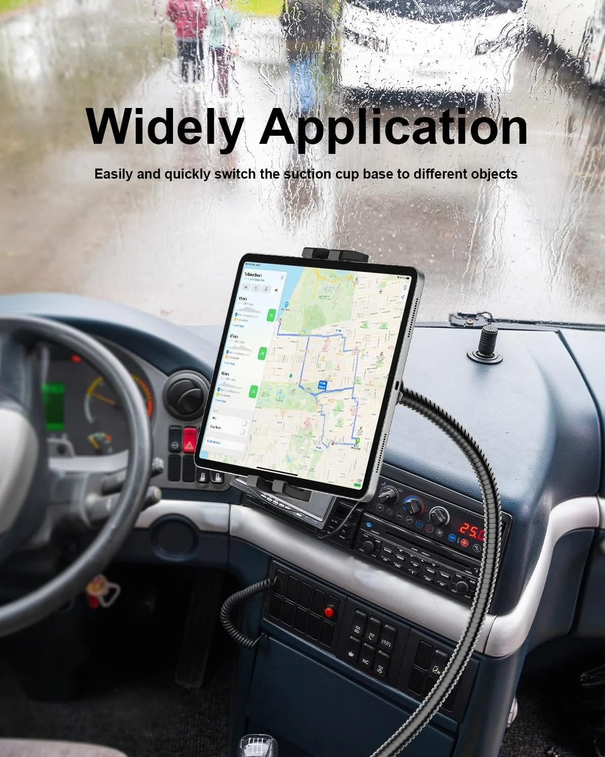 woleyi Car or Truck Seat Rail Tablet Mount, Heavy Duty Gooseneck Car Floor Tablet Holder, Compatible with iPad Pro Air Mini, Galaxy Tab, Z Fold, Fire HD, Surface, iPhone, 4-13" Cell Phones and Tablets woleyi Car or Truck Seat Rail Tablet Mount, Heavy Duty Gooseneck Car Floor Tablet Holder, Compatible with iPad Pro Air Mini, Galaxy Tab, Z Fold, Fire HD, Surface, iPhone, 4-13" Cell Phones and Tablets