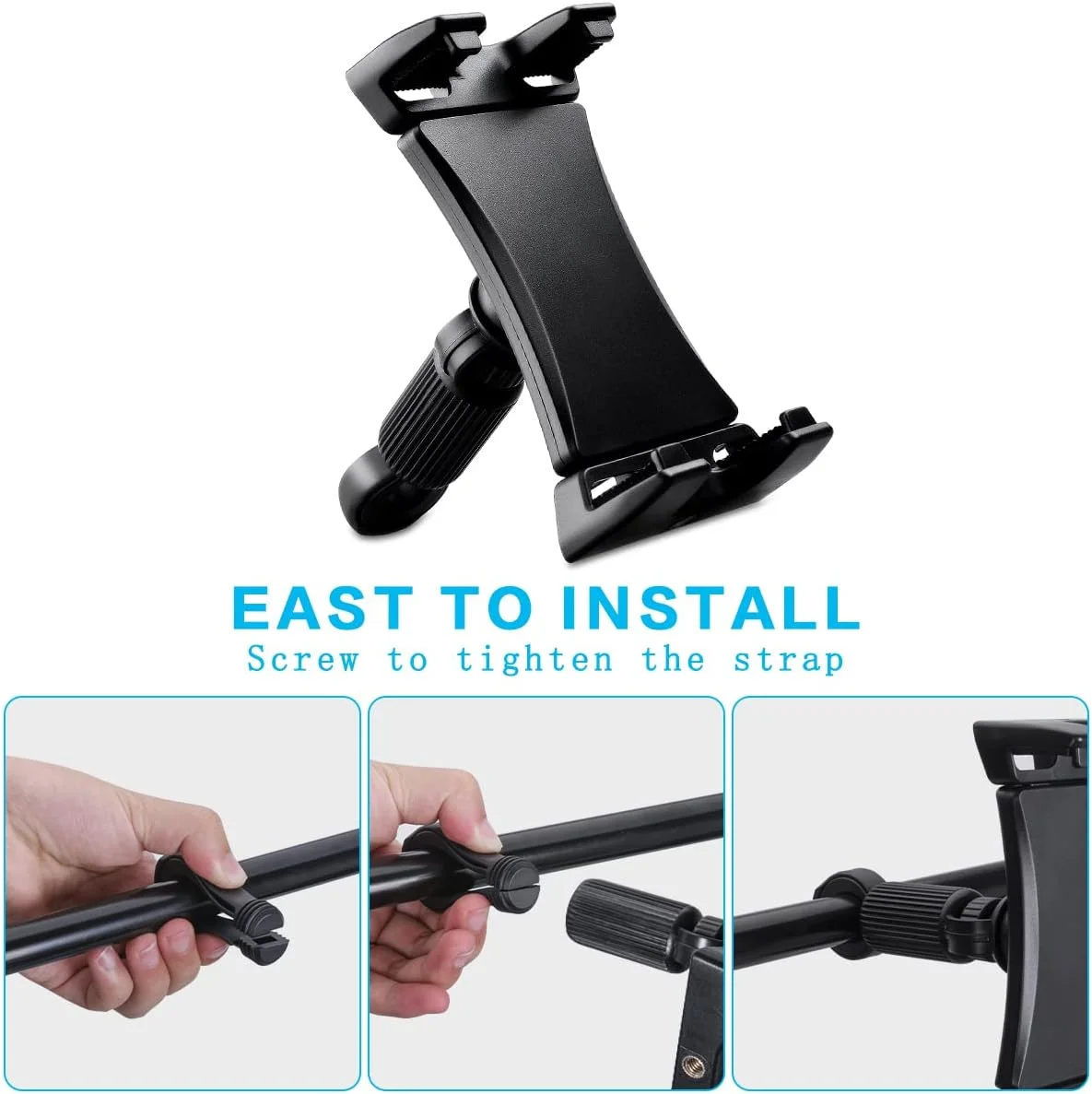 پایه نگهدارنده تبلت برای پایه میکروفون، مناسب برای تبلت ها و تلفن های هوشمند 4.7 تا 12.9 اینچی