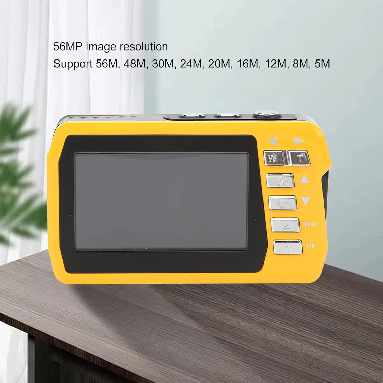 دوربین زیر آب یونیر 10 فوتی، دوربین ضد آب 4K 56MP با صفحه نمایش دوگانه و زوم دیجیتال 18X، دوربین های اکشن قابل حمل ورزشی برای کودکان و بزرگسالان مناسب غواصی و تعطیلات