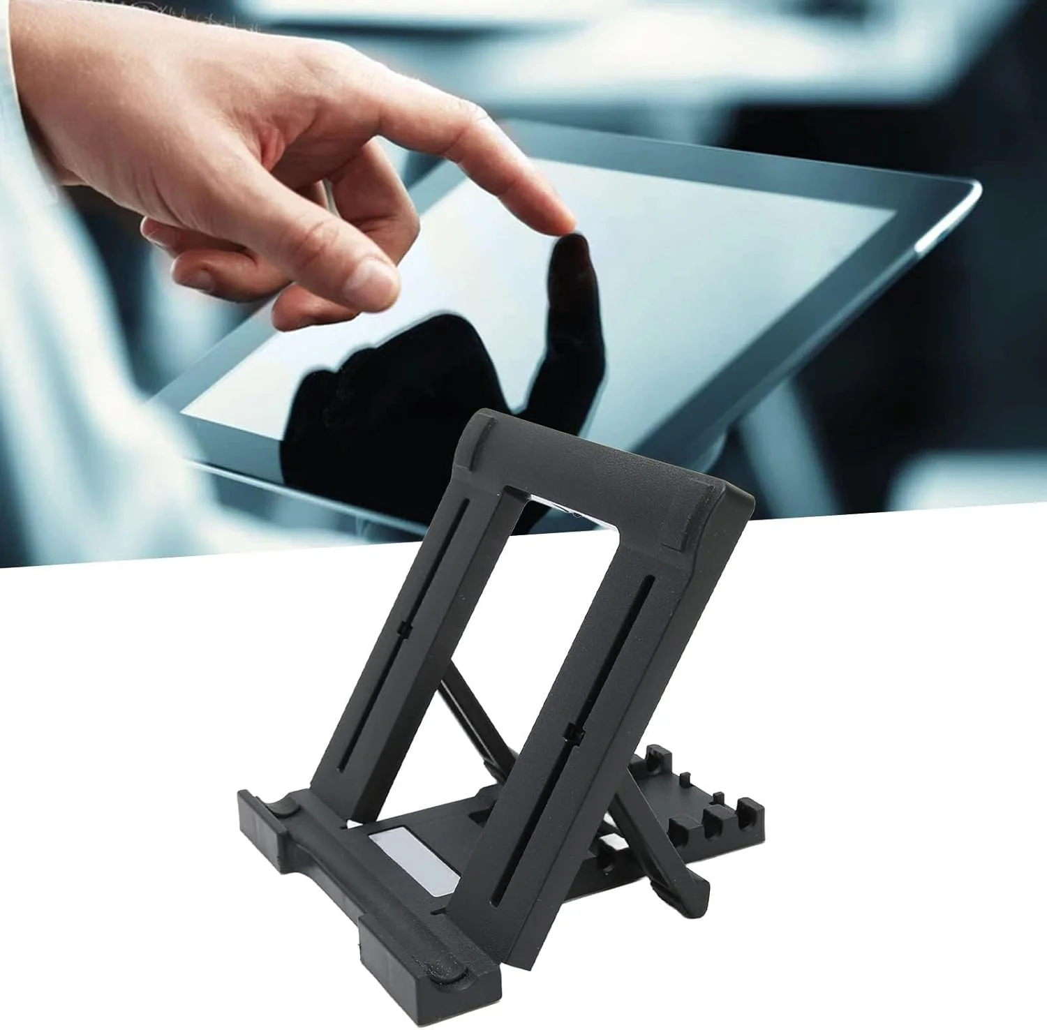 نگهدارنده تبلت، پایه نگهدارنده مانیتور قابل حمل قابل تنظیم مناسب برای تبلت های 7 تا 11 اینچی، کتابخوان الکترونیکی و تلفن نگهدارنده تبلت، پایه نگهدارنده مانیتور قابل حمل قابل تنظیم مناسب برای تبلت های 7 تا 11 اینچی، کتابخوان الکترونیکی و تلفن