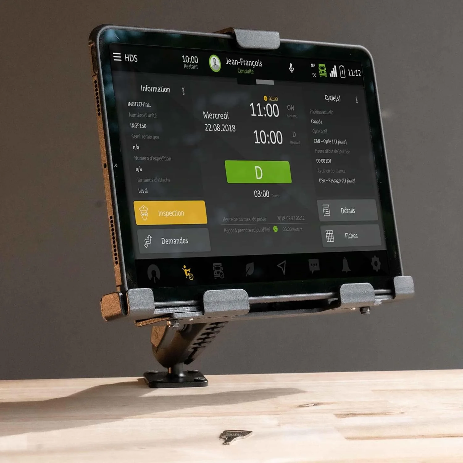 پایه نگهدارنده تبلت iBolt TabDock LockPro 25mm (1 اینچ) Bizmount - پایه فلزی صنعتی قفلدار سنگین برای نصب با دریل، مناسب برای تبلتهای 7 تا 10 اینچی - مناسب برای استفاده تجاری در کامیونها/وسایل نقلیه: عالی برای تلماتیکس و ناوگان پایه نگهدارنده تبلت iBolt TabDock LockPro 25mm (1 اینچ) Bizmount - پایه فلزی صنعتی قفلدار سنگین برای نصب با دریل، مناسب برای تبلتهای 7 تا 10 اینچی - مناسب برای استفاده تجاری در کامیونها/وسایل نقلیه: عالی برای تلماتیکس و ناوگان