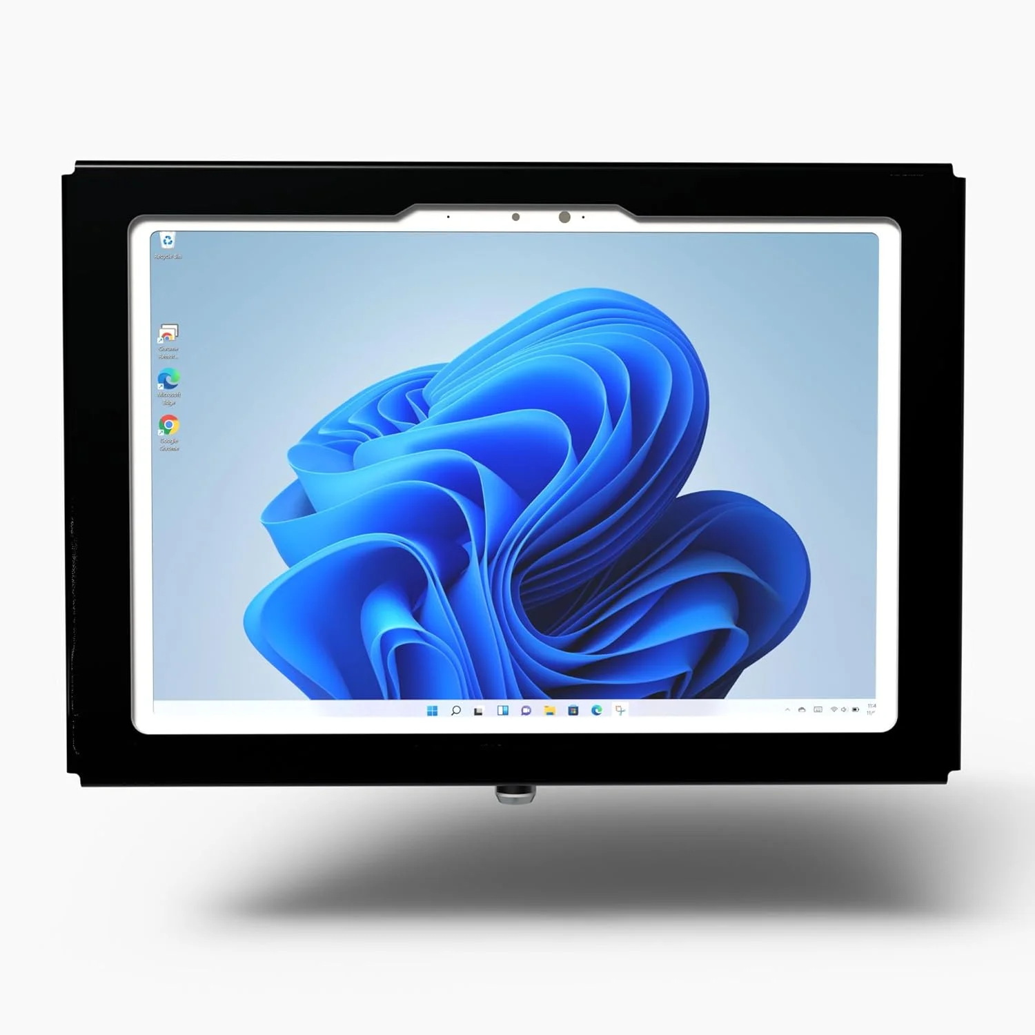 محفظه فلزی قفل‌دار دیواری TABcare برای MS Surface Pro 3 4 5 6 7 - کیوسک، POS، فروشگاه، نمایش ویترین (مشکی)