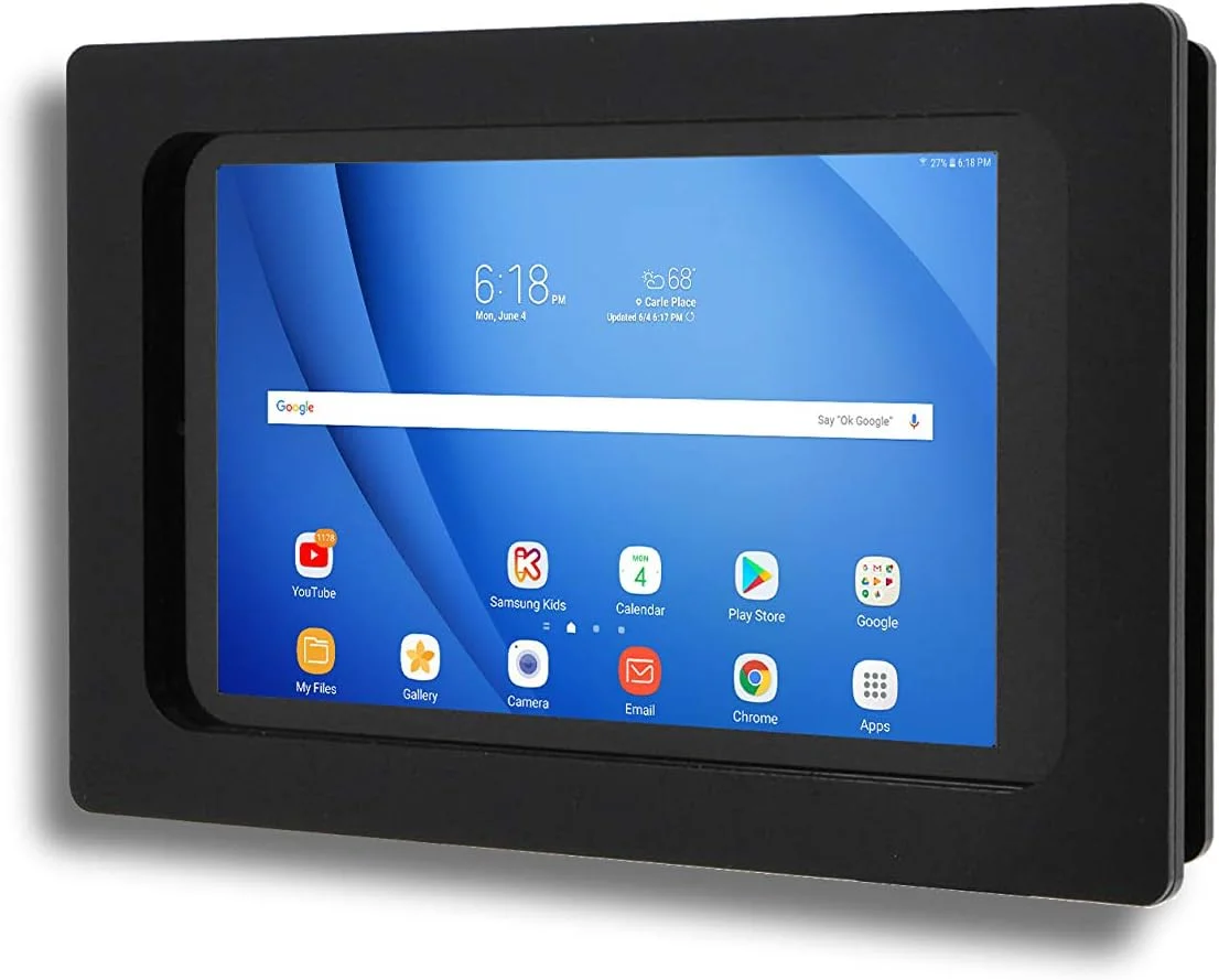 محفظه ضد سرقت اکریلیک VESA شرکت TABcare برای Samsung Galaxy TAB A 10.1 (TAB A 10.1 2019 SM-T510، مشکی)