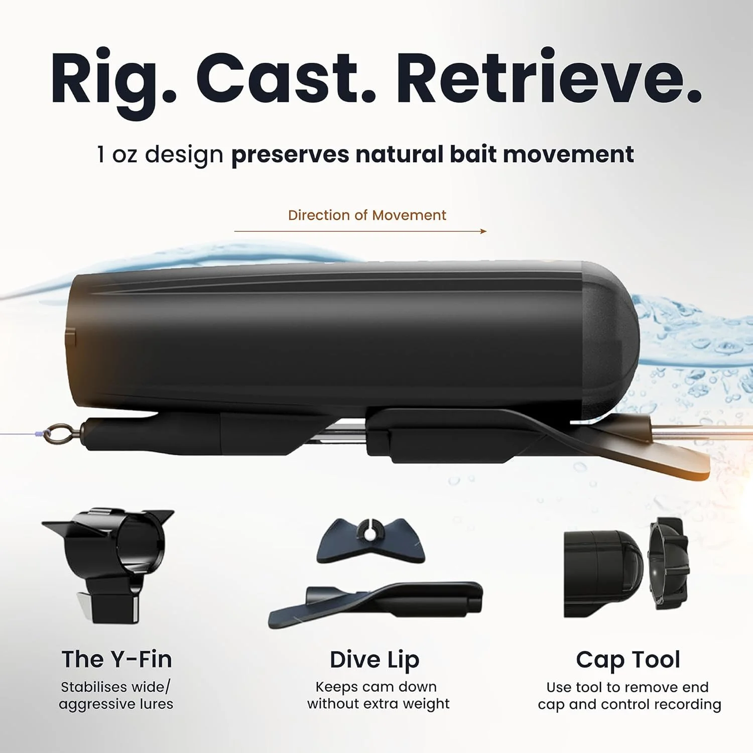 دوربین زیرآبی وستین مدل Explore با وزن 28 گرم - لوازم جانبی ماهیگیری برای صید کپور، دوربین ردیابی با کیفیت Full HD 1080p، ضدآب تا 200 متر، رنگهای زنده، باتری با عمر 1 ساعت و 25 دقیقه دوربین زیرآبی وستین مدل Explore با وزن 28 گرم - لوازم جانبی ماهیگیری برای صید کپور، دوربین ردیابی با کیفیت Full HD 1080p، ضدآب تا 200 متر، رنگهای زنده، باتری با عمر 1 ساعت و 25 دقیقه