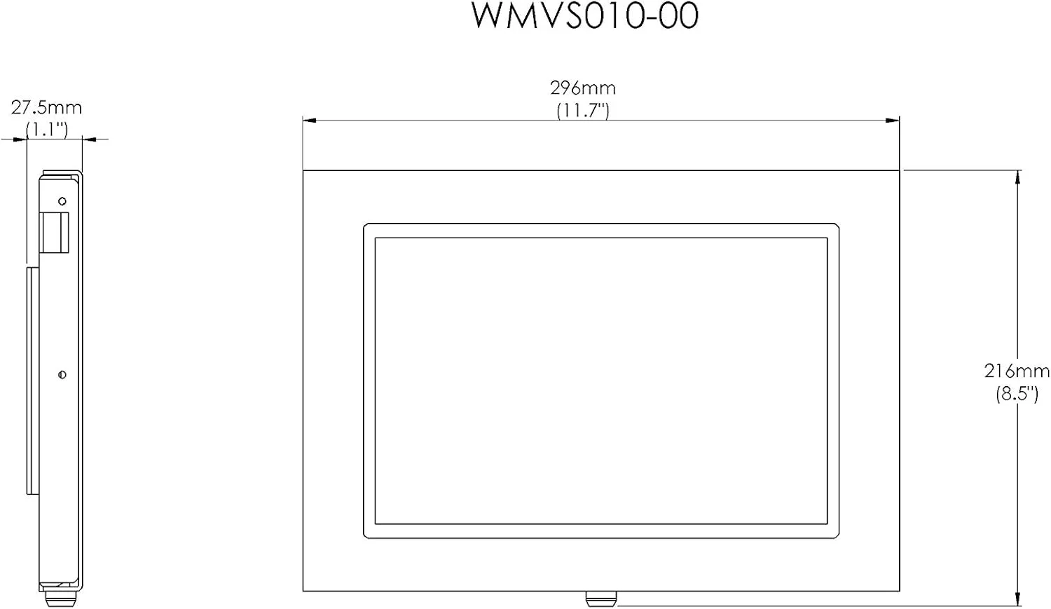 محفظه فلزی ضد سرقت قفل‌دار TABcare برای تبلت Acer TAB 10 اینچی، مناسب کیوسک، دستگاه POS، فروشگاه، نمایشگر و سیستم ثبت ورود و خروج (Chromebook TAB 10، مشکی)