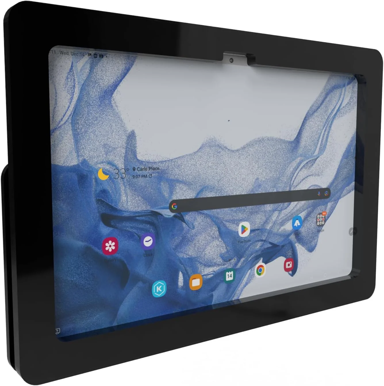 محفظه ضد سرقت اکریلیک VESA تَب‌کِر برای گلکسی TAB S10 FE+ 13.1 اینچ به همراه کیت نصب دیواری رایگان و کابل شارژ 90 درجه (مشکی)