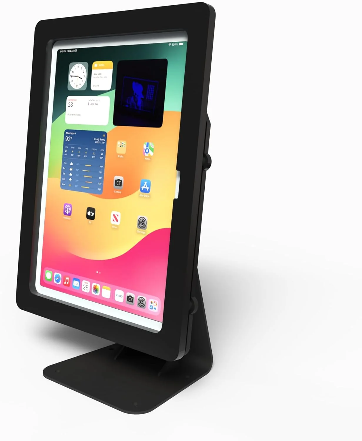 محفظه اکریلیک ضد سرقت TABcare با پایه رومیزی فلزی چرخان 360 درجه و کابل شارژ 90 درجه برای تبلت اپل آیپد (مشکی، آیپد 10 10.9) محفظه اکریلیک ضد سرقت TABcare با پایه رومیزی فلزی چرخان 360 درجه و کابل شارژ 90 درجه برای تبلت اپل آیپد (مشکی، آیپد 10 10.9)