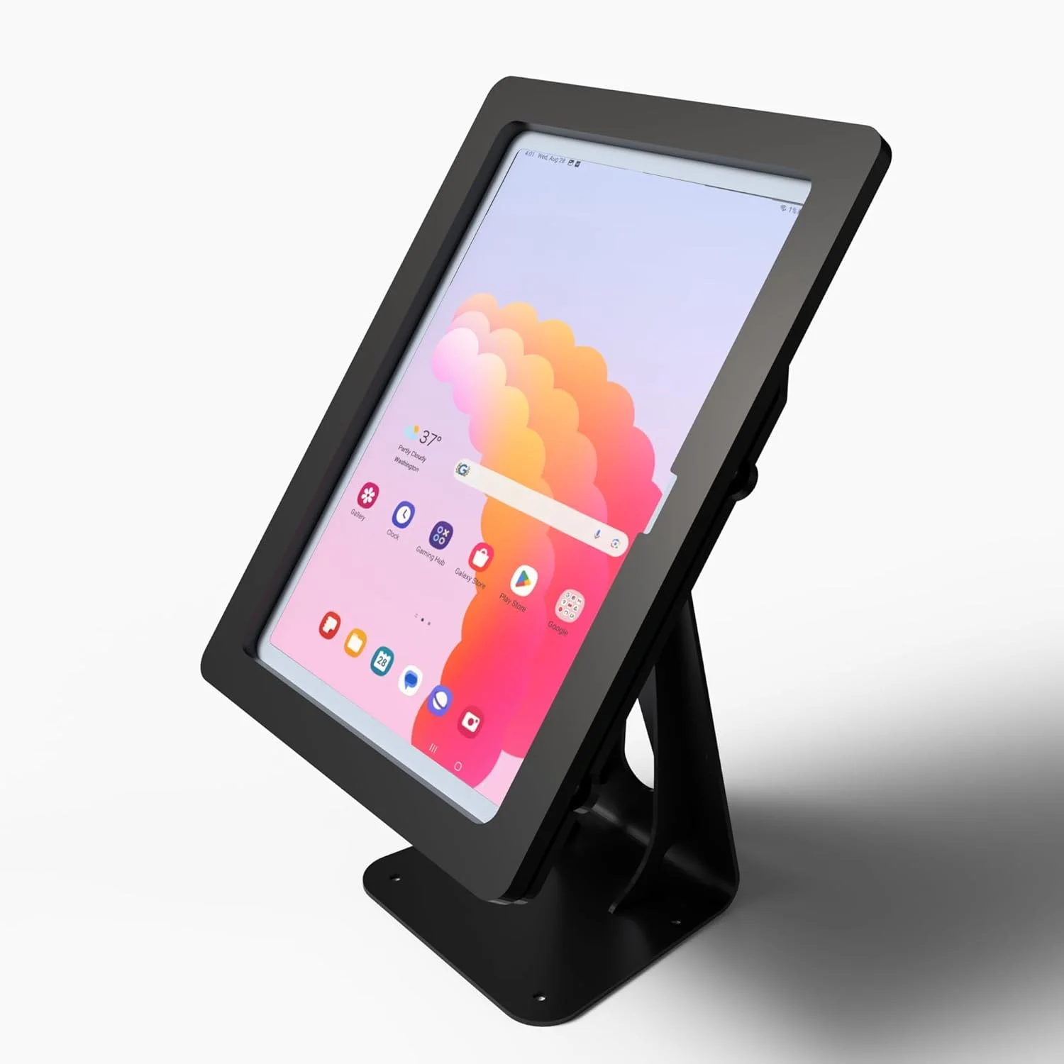 محفظه اکریلیک ضد سرقت TABcare با پایه رومیزی فلزی چرخان 360 درجه و کابل USB C 90 درجه برای تبلت سامسونگ گلکسی TAB A9+ 11 اینچی (مشکی، TAB A9+ 11) محفظه اکریلیک ضد سرقت TABcare با پایه رومیزی فلزی چرخان 360 درجه و کابل USB C 90 درجه برای تبلت سامسونگ گلکسی TAB A9+ 11 اینچی (مشکی، TAB A9+ 11)