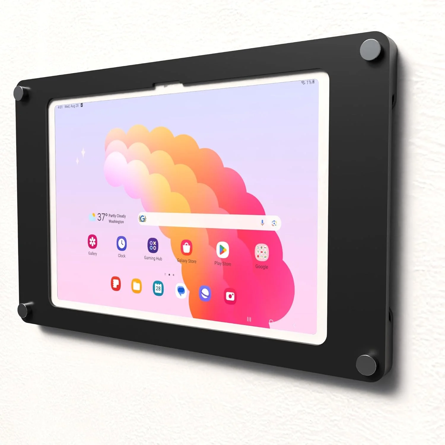 پایه دیواری اکرلیک شناور بدون قاب TABcare با بست فلزی برای تبلت سامسونگ گلکسی TAB S7/S8/S9/S11 11 و TAB S9/S10 FE 10.9 (مشکی) پایه دیواری اکرلیک شناور بدون قاب TABcare با بست فلزی برای تبلت سامسونگ گلکسی TAB S7/S8/S9/S11 11 و TAB S9/S10 FE 10.9 (مشکی)