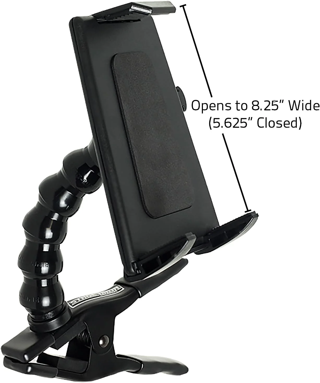 نگهدارنده گیره ای یونیورسال Ninja Clamps™ TAB-8-CB از Stage Ninja® - بازوی انعطاف پذیر 8 اینچی برای تبلت ها و تجهیزات جمع و جور