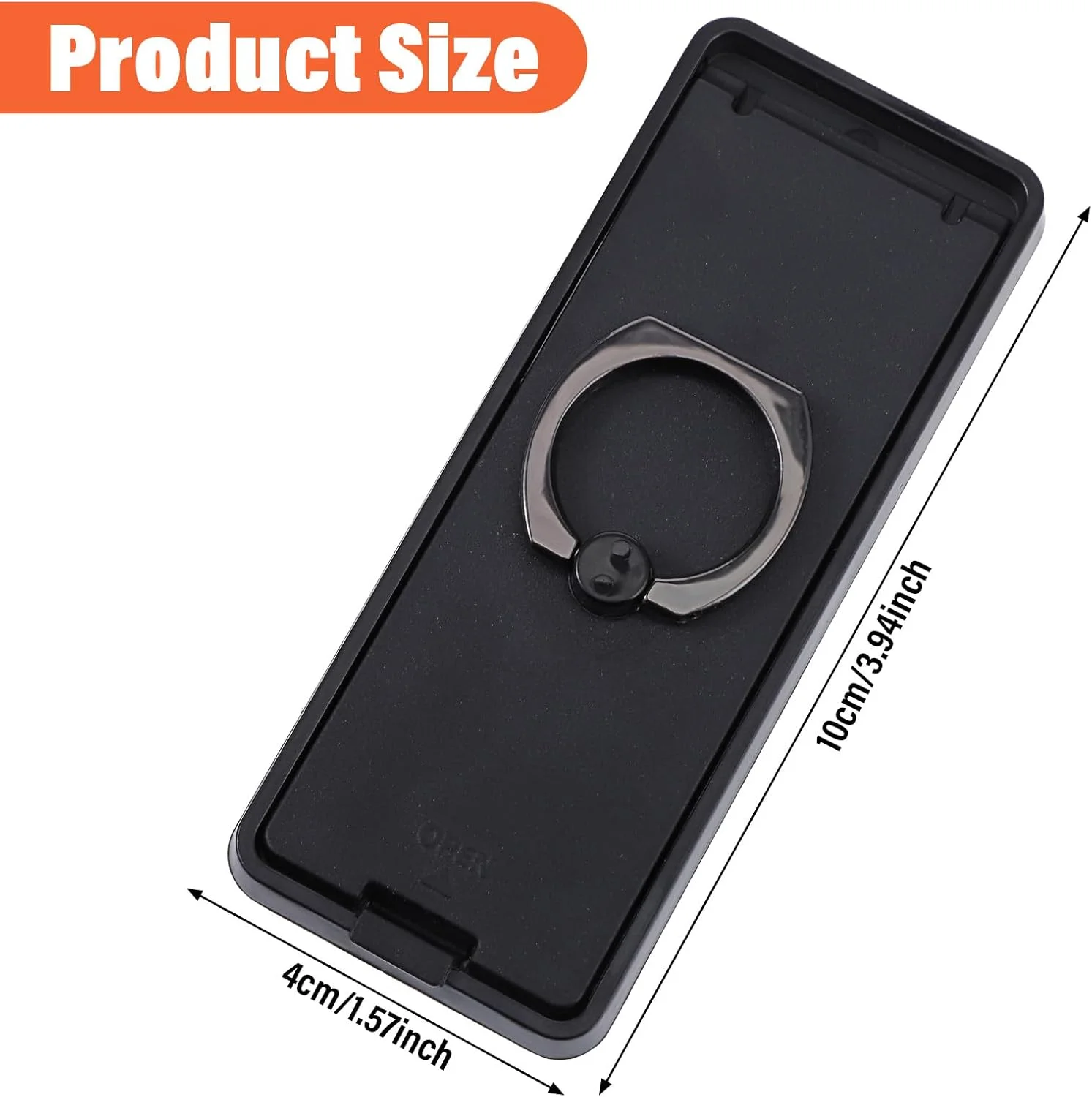 پایه تبلت مشکی یونیورسال، پایه تبلت تاشو قابل تنظیم 360 درجه با حلقه نگهدارنده چسبی، لوازم جانبی میز برای تلفن، کتابخوان و لپ تاپ، مناسب برای تبلت های 7 تا 11 اینچی