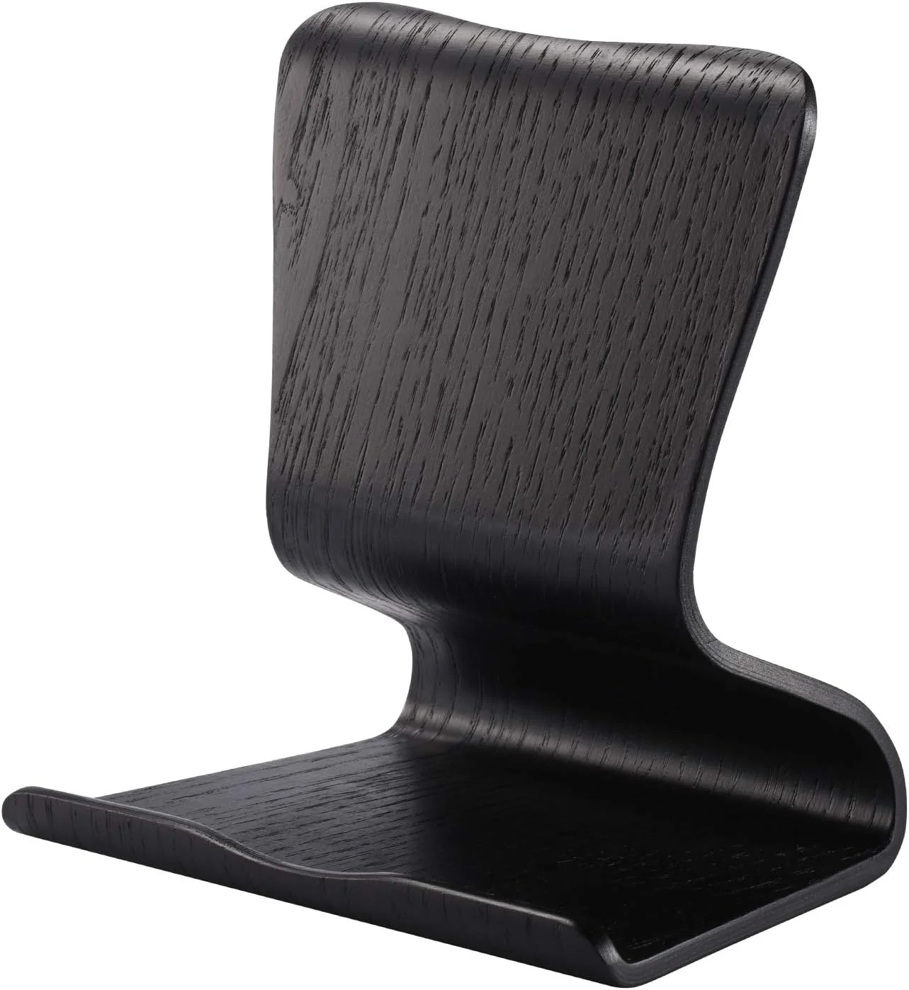 پایه نگهدارنده چوبی تبلت SAMDI: مناسب برای آیپد پرو 9.7، 10.5، ایر مینی 2 3 4، کیندل، تب، کتابخوان الکترونیکی و سایر تبلت ها (4-13 اینچ) - چوب بلوط مشکی