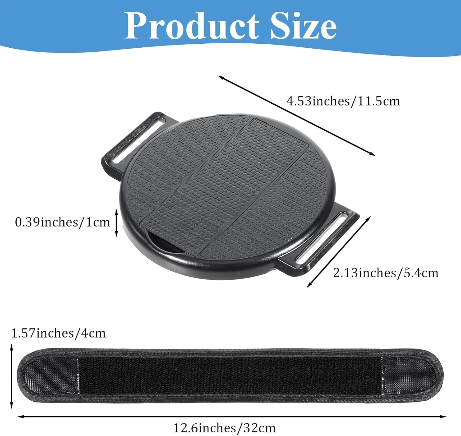 پایه تبلت با بند دستی چرخش 360 درجه ای، پایه تبلت چسبی با دسته محکم کننده و پد چسبی، نگهدارنده بند دستی تبلت جهانی قابل تنظیم چند زاویه برای همه تبلت های 7-11 اینچی