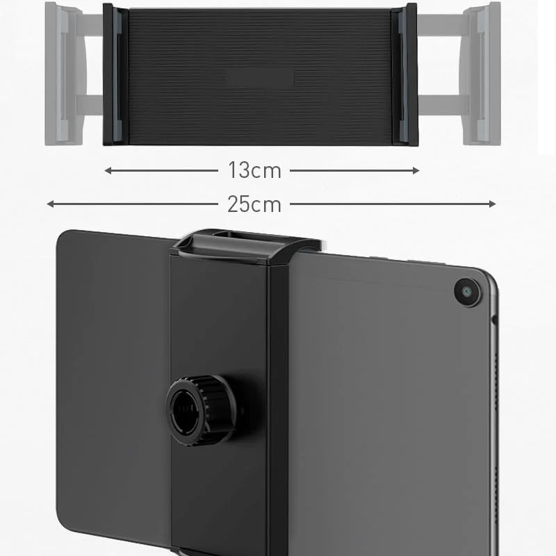 بسته 2 عددی گیره جایگزین پایه تبلت با اتصال توپی 17 میلی‌متری، بست نگهدارنده تبلت برای پایه آیپد، سه پایه تبلت، پایه تبلت رومیزی، نگهدارنده تبلت پشت صندلی خودرو