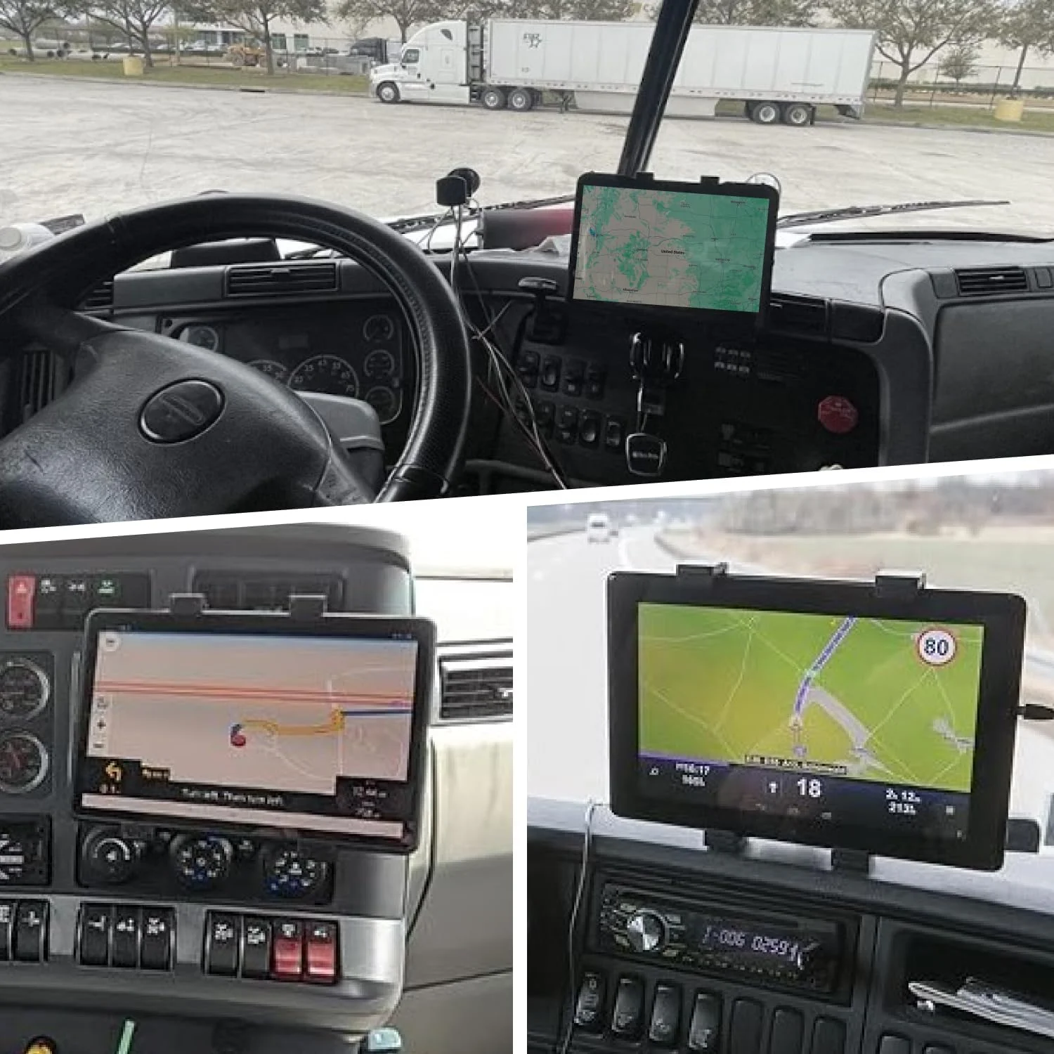 Randconcept - پایه تبلت سنگین، نگهدارنده تبلت خودرو برای داشبورد و شیشه جلو، پایه مکنده خودرو آیپد تا 12.9 اینچ، و برای آیپد، گلکسی تب