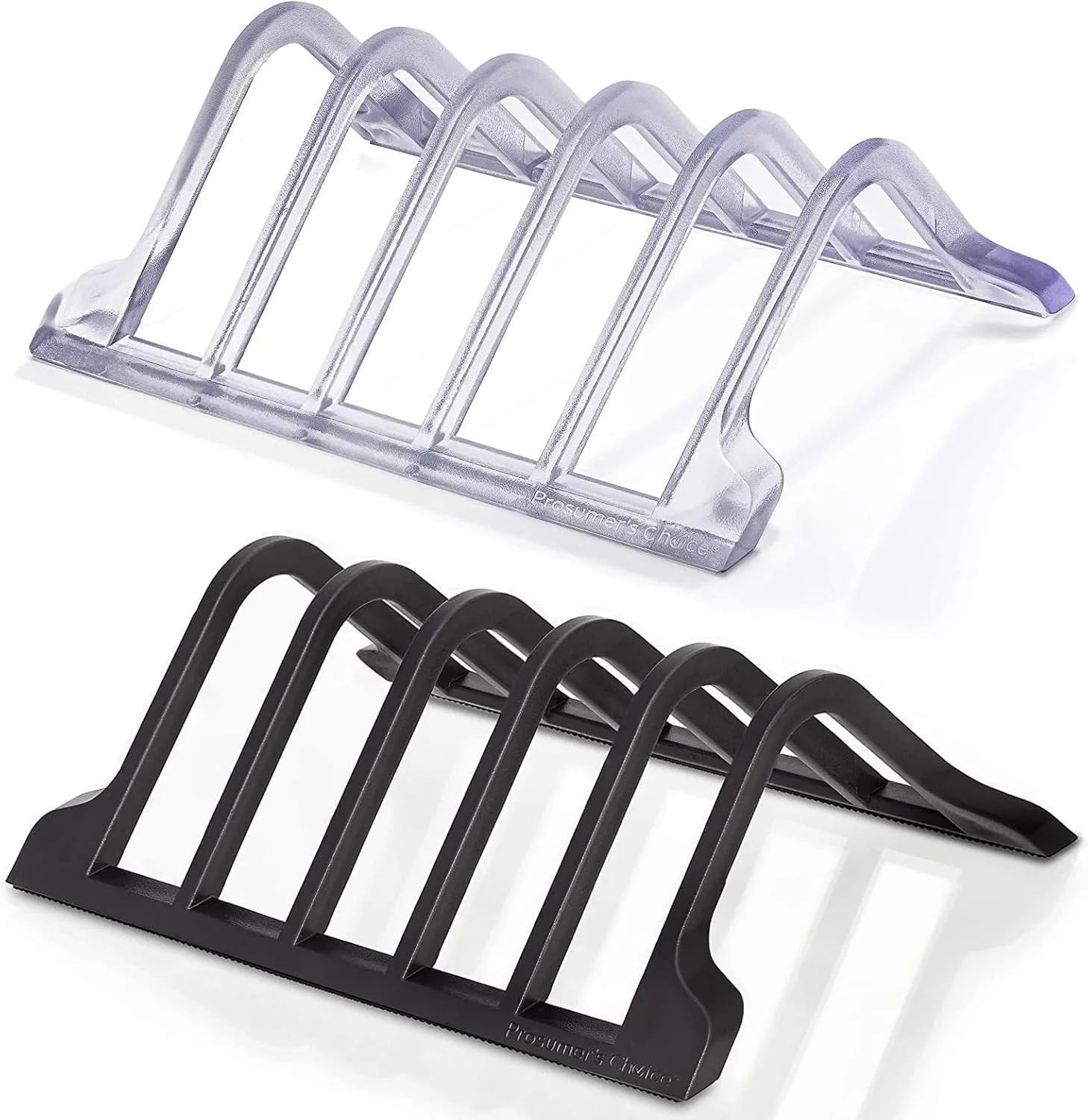 پایه نگهدارنده و نظم دهنده تبلت و گوشی هوشمند یونیورسال پروسومر چویس بسته 5 عددی (شفاف و مشکی)