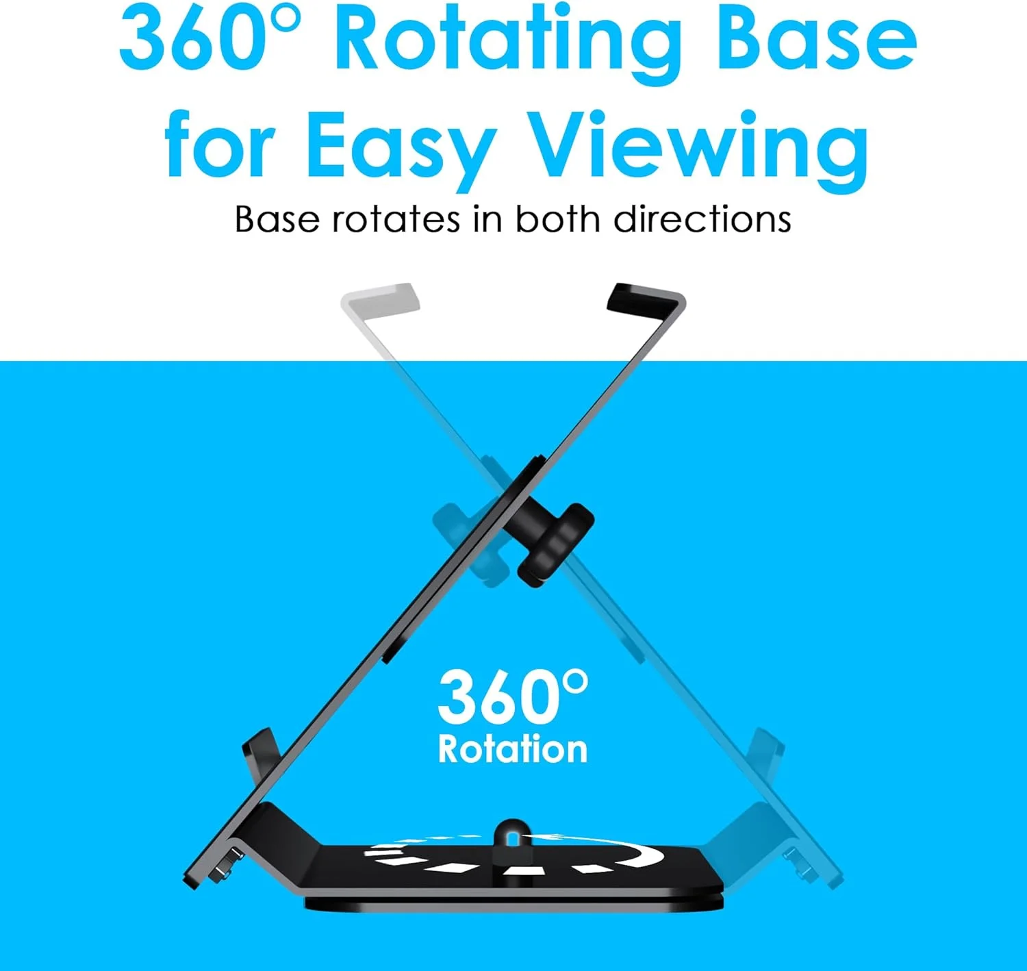 پایه کیوسک سازگار با آیپد – نگهدارنده تبلت جهانی 8-13 اینچی، چرخش 360 درجه، قفل ضد سرقت، لوازم جانبی میز، سوراخ های نصب از پیش تعیین شده - لوازم جانبی میز اداری، پرداخت، مشکی