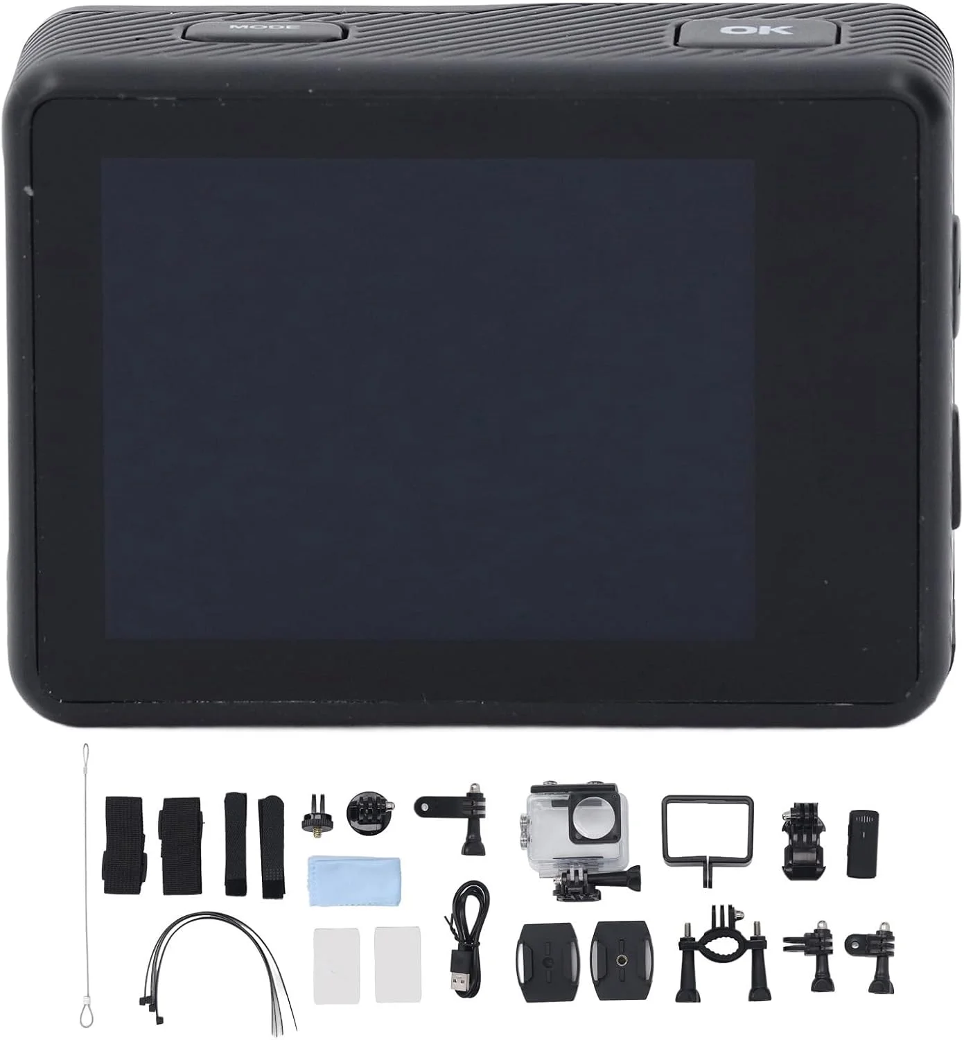 دوربین زیرآبی 48 مگاپیکسلی با الگوی دوگانه جلو و عقب، زاویه دید گسترده 170 درجه، 128 گیگابایت به همراه میکروفون بی سیم دوربین زیرآبی 48 مگاپیکسلی با الگوی دوگانه جلو و عقب، زاویه دید گسترده 170 درجه، 128 گیگابایت به همراه میکروفون بی سیم