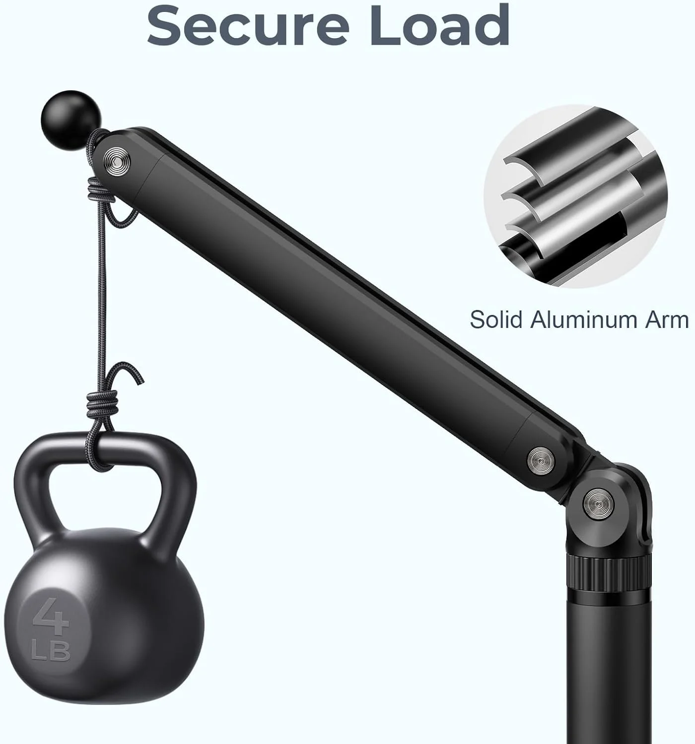 پایه تبلت برای آیپد، نگهدارنده بازویی قابل تنظیم رومیزی با چرخش 360 درجه، پایه مانیتور قابل حمل سازگار با آیپد مینی ایر پرو، کیندل، سوییچ، گلکسی تب، تلفن ها