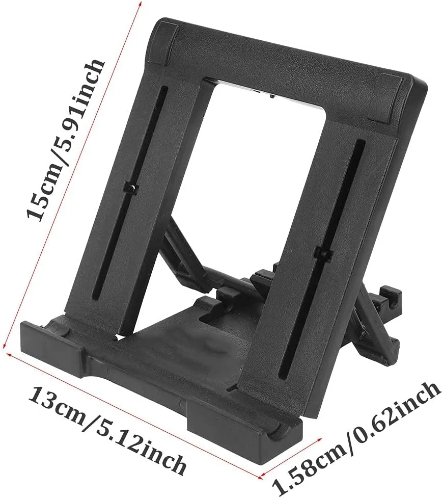 پایه تبلت Fafeicy مناسب برای تبلت های 7 تا 11 اینچی، پایه رومیزی کامپیوتر، دارای پنج حالت قابل تنظیم ارتفاع، پایه نگهدارنده تلفن همراه برای کتابخوان الکترونیکی (مشکی)