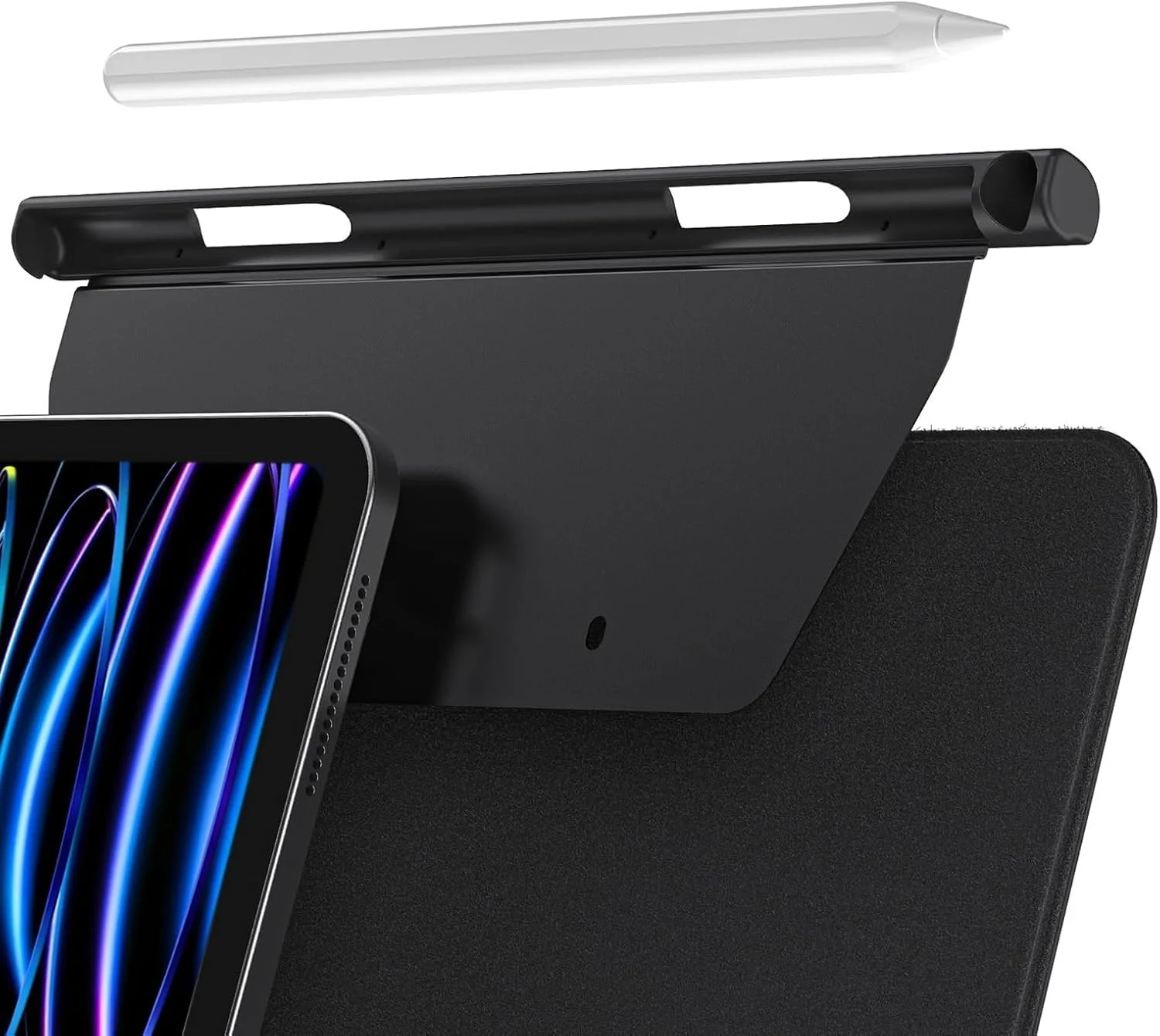 نگهدارنده قلم برای Apple Pencil Pro/Apple Pencil نسل دوم، سازگار با مجیک کیبورد، اسمارت فولیو و سایر کیفهای مغناطیسی، قاب نگهدارنده سازگار با Apple Pencil نسل دوم (مشکی) نگهدارنده قلم برای Apple Pencil Pro/Apple Pencil نسل دوم، سازگار با مجیک کیبورد، اسمارت فولیو و سایر کیفهای مغناطیسی، قاب نگهدارنده سازگار با Apple Pencil نسل دوم (مشکی)