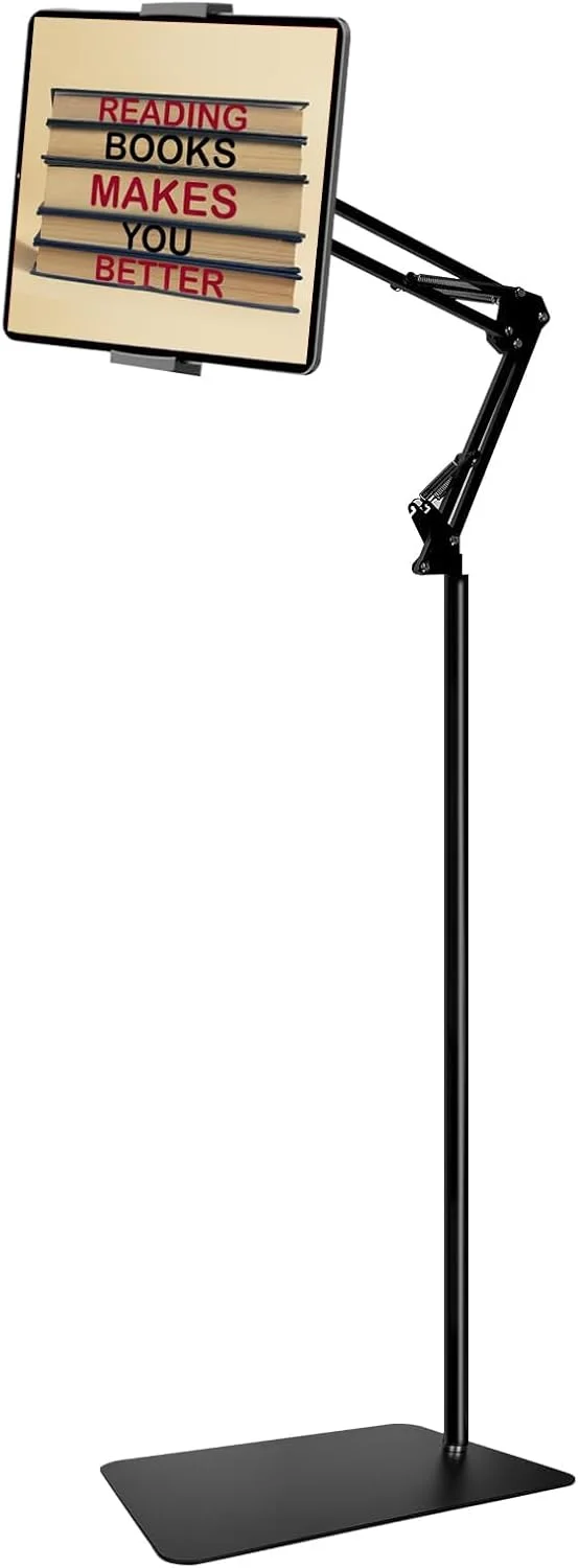 پایه نگهدارنده تبلت، پایه نگهدارنده گوشی قابل تنظیم، هولدر جهانی سازگار با گوشی، پد پرو ایر مینی، تب، کیندل، کتابخوان های الکترونیکی یا سایر دستگاه های صفحه نمایش 4.7 تا 12.9 اینچی پایه نگهدارنده تبلت، پایه نگهدارنده گوشی قابل تنظیم، هولدر جهانی سازگار با گوشی، پد پرو ایر مینی، تب، کیندل، کتابخوان های الکترونیکی یا سایر دستگاه های صفحه نمایش 4.7 تا 12.9 اینچی