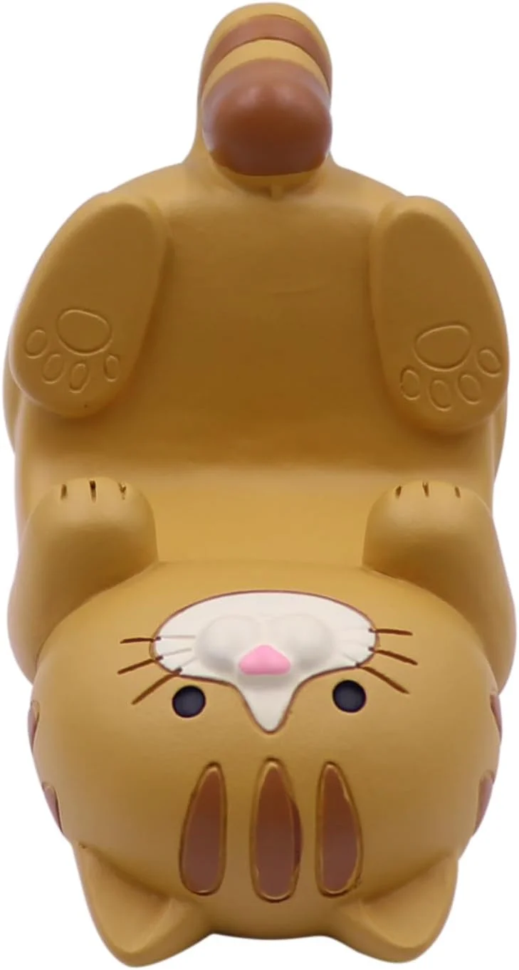 نگهدارنده گوشی موبایل طرح گربه بامزه، استند رومیزی کارتونی تلفن همراه، تزئین میز استند تلفن بچه گربه