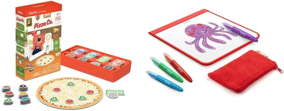 Osmo - Pizza Co. Plus Monster - سنین 5-12 سال - مهارت های ارتباطی و ریاضی - بازی آموزشی - برای آیپد یا تبلت Fire (نیاز به Osmo Base) Osmo - Pizza Co. Plus Monster - سنین 5-12 سال - مهارت های ارتباطی و ریاضی - بازی آموزشی - برای آیپد یا تبلت Fire (نیاز به Osmo Base)
