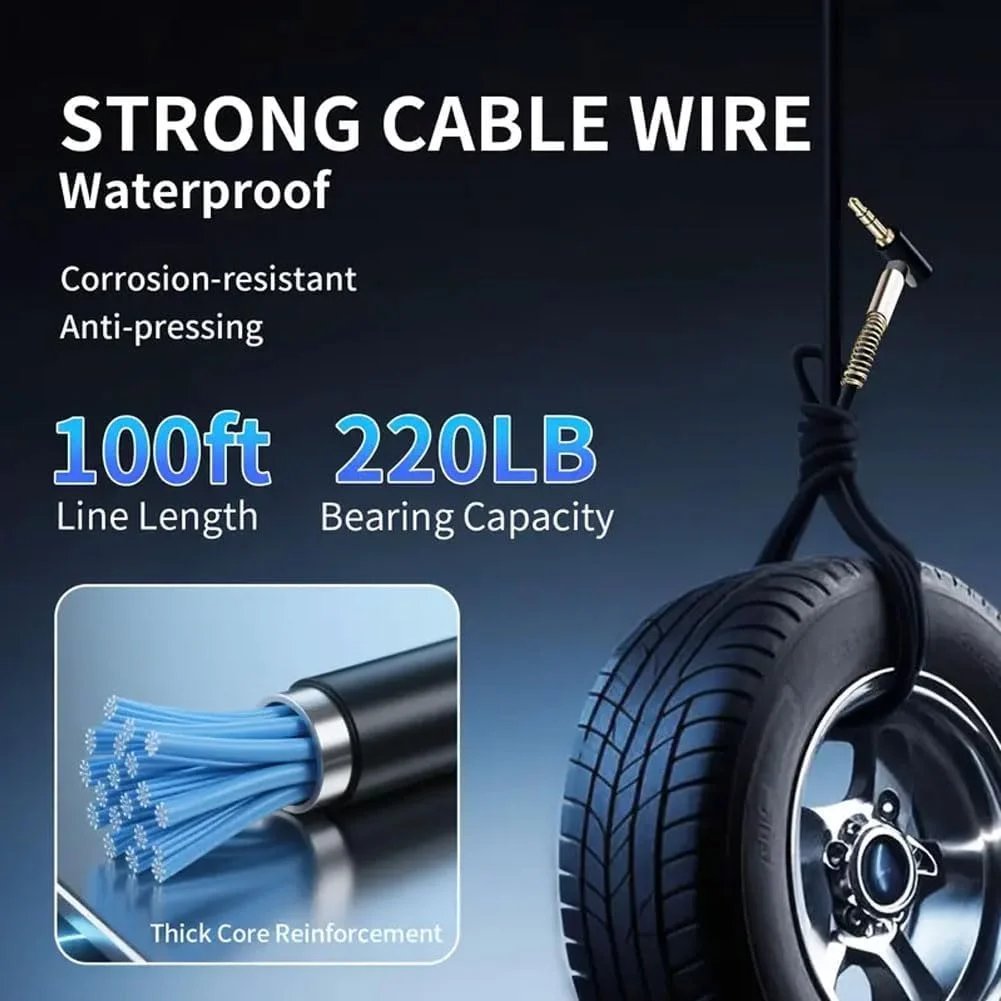 دوربین زیرآبی ClearHook، دوربین های ماهیگیری Clearhook، دوربین ماهیگیری زیرآبی قابل حمل 4.3 اینچ/5 اینچ Clearhooks - دید در شب زاویه باز 220 درجه، صفحه نمایش HD، کابل ضد آب برای یخ/دریاچه/قایق کایاک (15 متر، 4.3 اینچ) دوربین زیرآبی ClearHook، دوربین های ماهیگیری Clearhook، دوربین ماهیگیری زیرآبی قابل حمل 4.3 اینچ/5 اینچ Clearhooks - دید در شب زاویه باز 220 درجه، صفحه نمایش HD، کابل ضد آب برای یخ/دریاچه/قایق کایاک (15 متر، 4.3 اینچ)