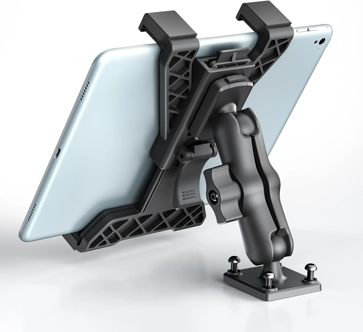 پایه نگهدارنده تبلت OHLPRO برای کامیون، پایه مته‌ای سنگین برای تبلت، مناسب برای آیپد، مینی، سامسونگ گلکسی (7 تا 11 اینچ) برای داشبورد، میز، سطح میز، مناسب برای دیوار، خودروهای تجاری