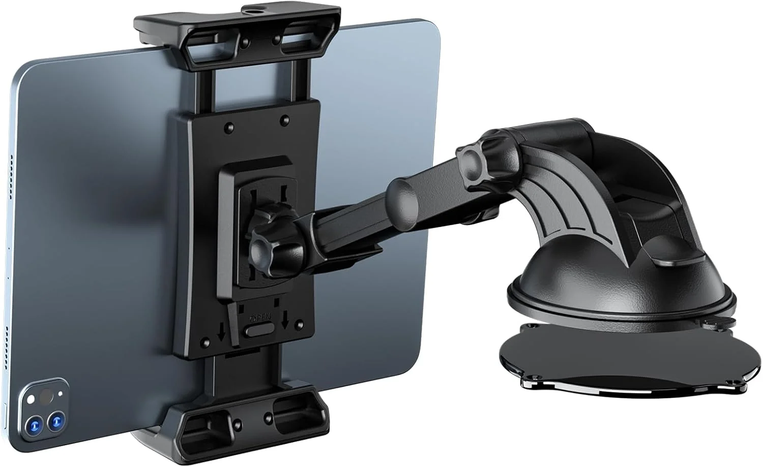 نگهدارنده تبلت OHLPRO برای داشبورد خودرو با مکنده، پایه تبلت برای خودرو مناسب برای تمامی تبلت‌ها و گوشی‌های 5 تا 13 اینچی، مناسب برای کامیون، شاسی بلند، خودرو و غیره