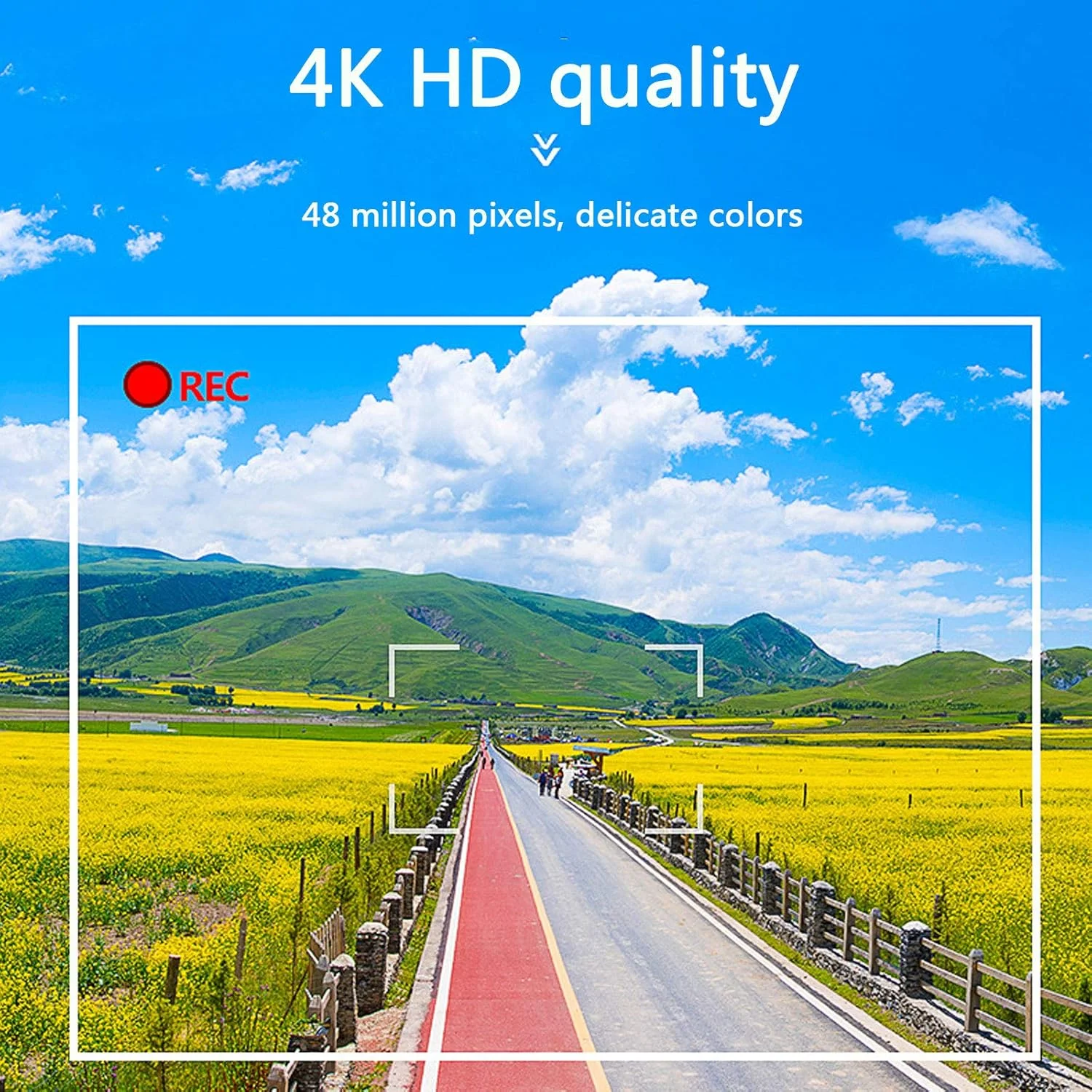 دوربین فیلمبرداری 4K با زوم اپتیکال 16 برابر، دوربین ولاگ 48 مگاپیکسلی با میکروفون و دید در شب IR و Wifi، نور LED، میکروفون خارجی و وب کم، دوربین عالی برای رویدادهای خانوادگی