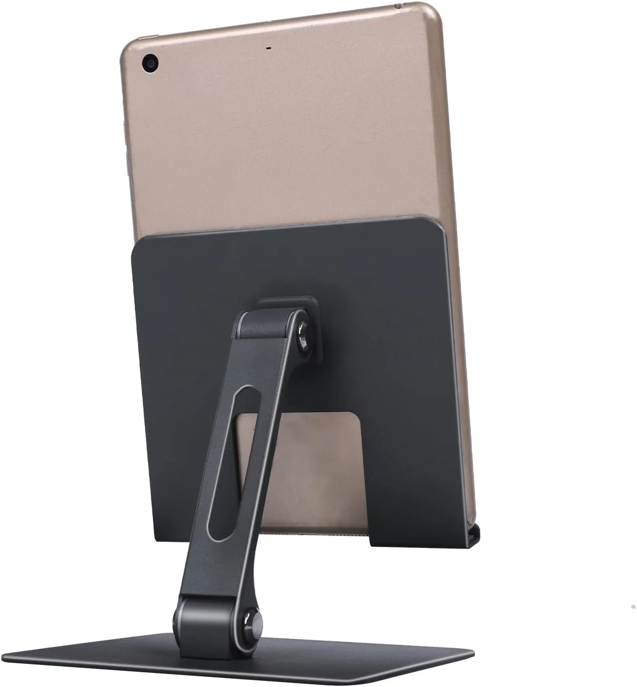پایه تبلت برای میز، نگهدارنده تبلت قابل تنظیم و پایدار، تاشو چند زاویه ای، سازگاری جهانی برای تبلت های 4-13.3 اینچی (خاکستری تیره)