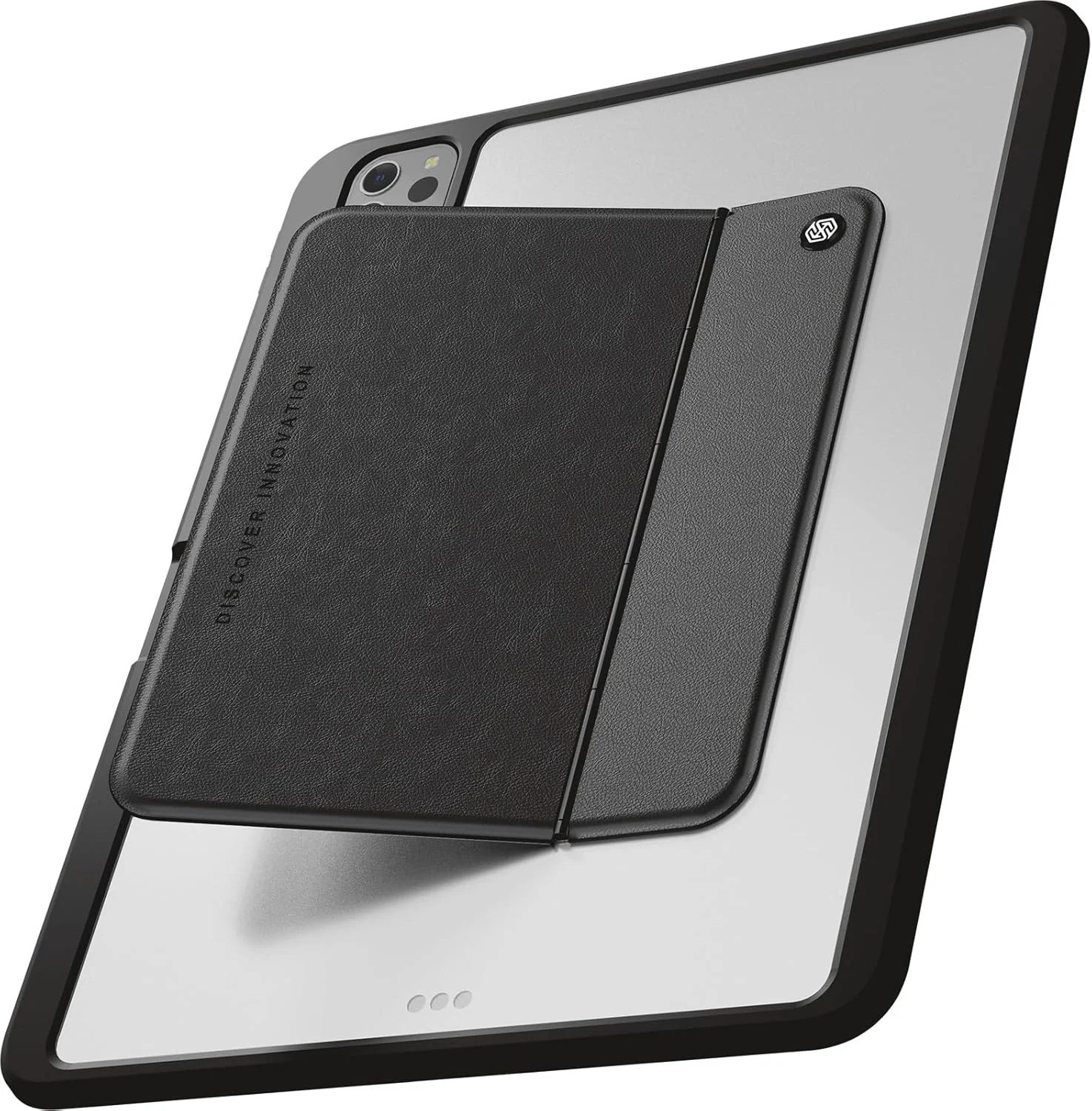 پایه تبلت باریک و نامرئی چسبی نیلکین، پایه رومیزی تبلت جهانی، بسیار قابل تنظیم، سازگار با آیپد/گلکسی تب و تمام تبلت های 9.7-11 اینچی، مشکی