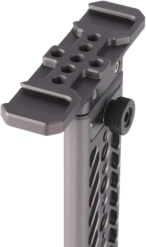 نگهدارنده سه پایه آلومینیومی NICEYRIG برای آیپد پرو 12.9 اینچ 11 اینچ/ایر 10.9 اینچ 10.5 اینچ/مینی 8.3 اینچ 7.9 اینچ، مناسب ضبط ویدیو، ولاگ و پخش زنده، نگهدارنده تبلت حرفه ای با صفحه QR برای Arca-Swiss - 502